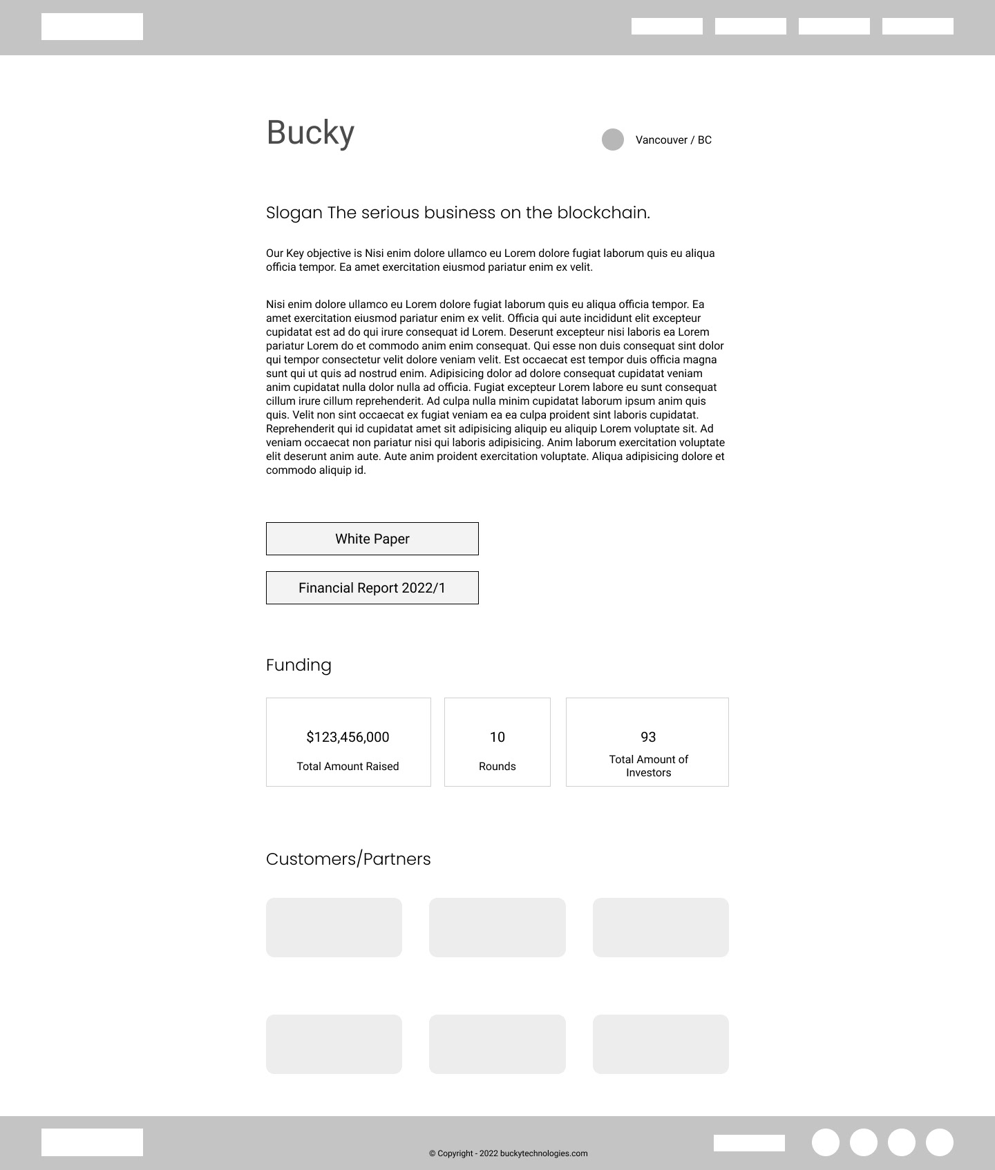 Investor Page