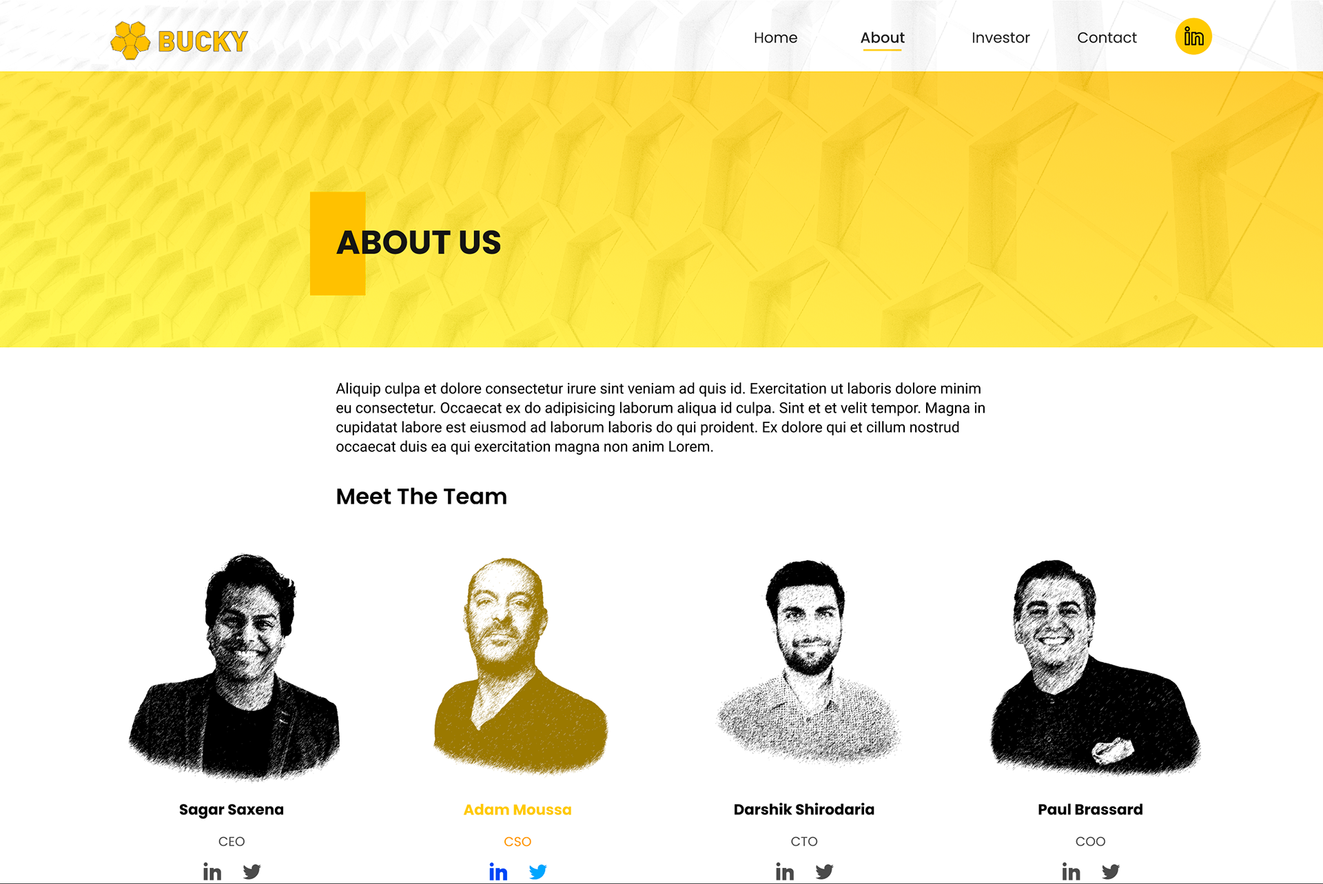 About Us Page