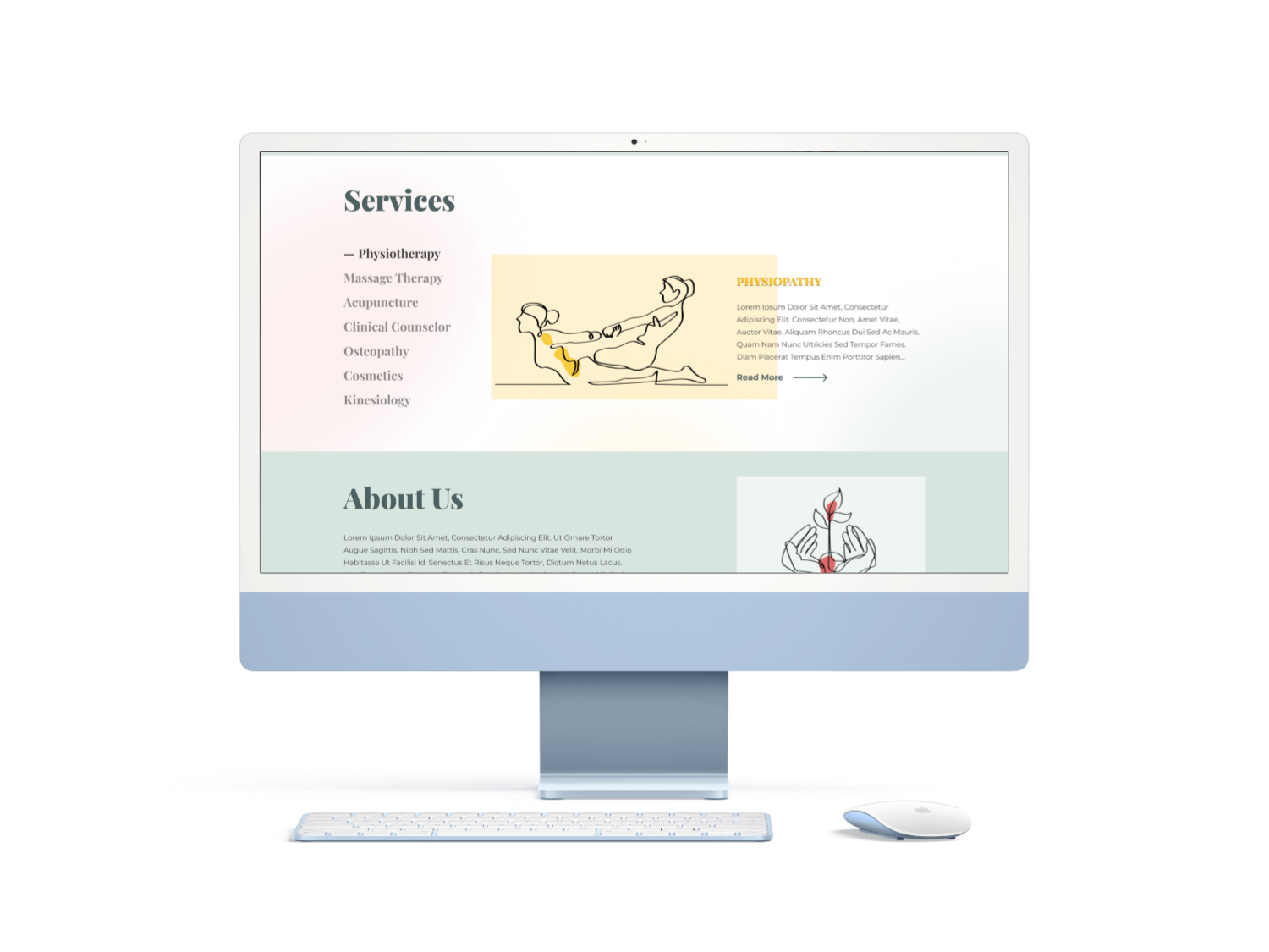 Homepage Services Section
