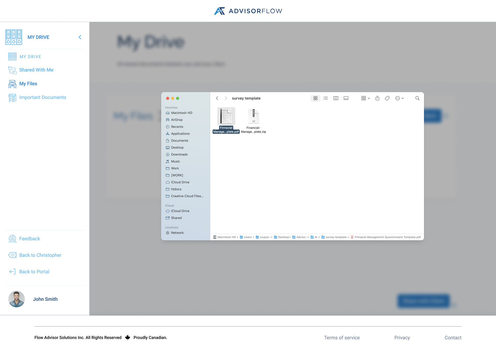 My Drive - File Picker