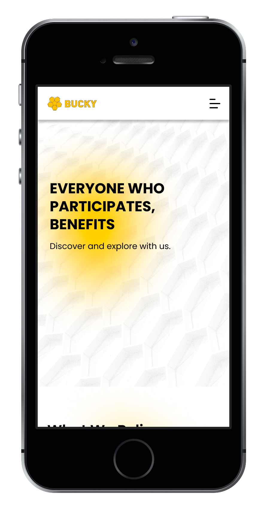 Mobile View - Home Page