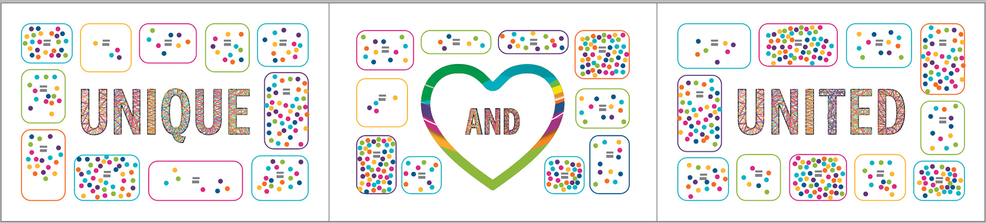 So I tried organizing the "I am" statements into containers for the pins.
