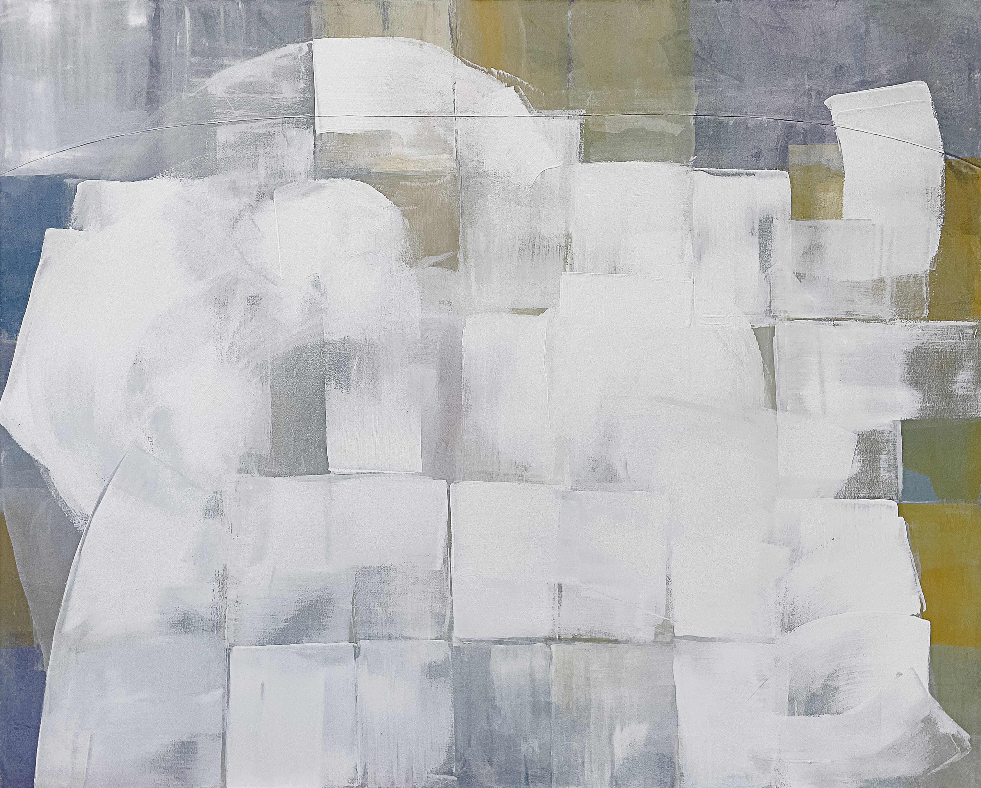 Sheer Passage 1, Acrylic on Muslin, 130.3 x 162.2 cm | 2025