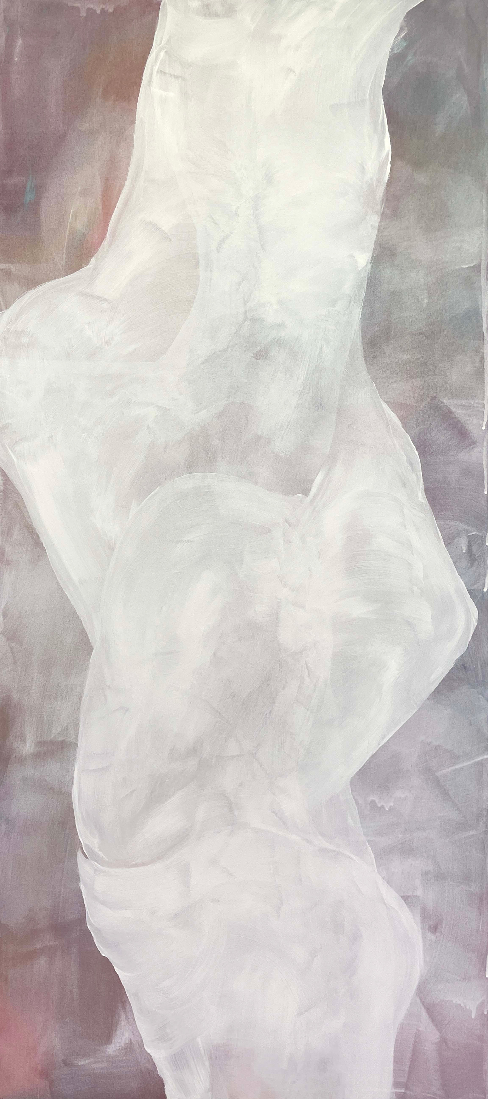 Sheer Numbers V, Acrylic on Muslin, 182.88 cm x 81.28 cm (72” x 32” inches) | 2024