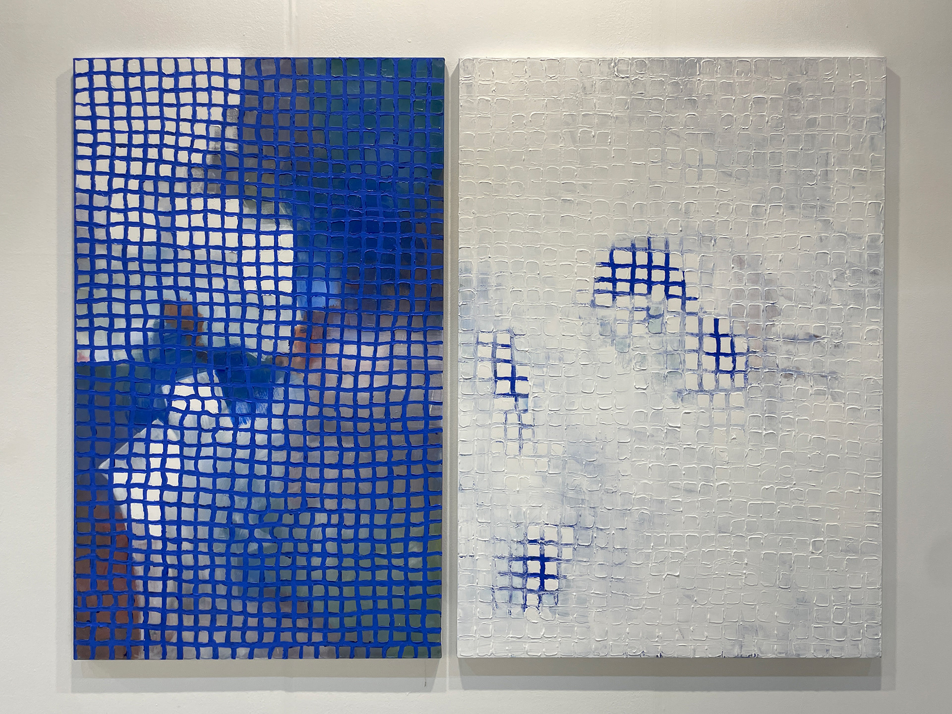 Intuitive and Rational 3, Acrylic on Muslin, 162.2 x 209 cm | 2025