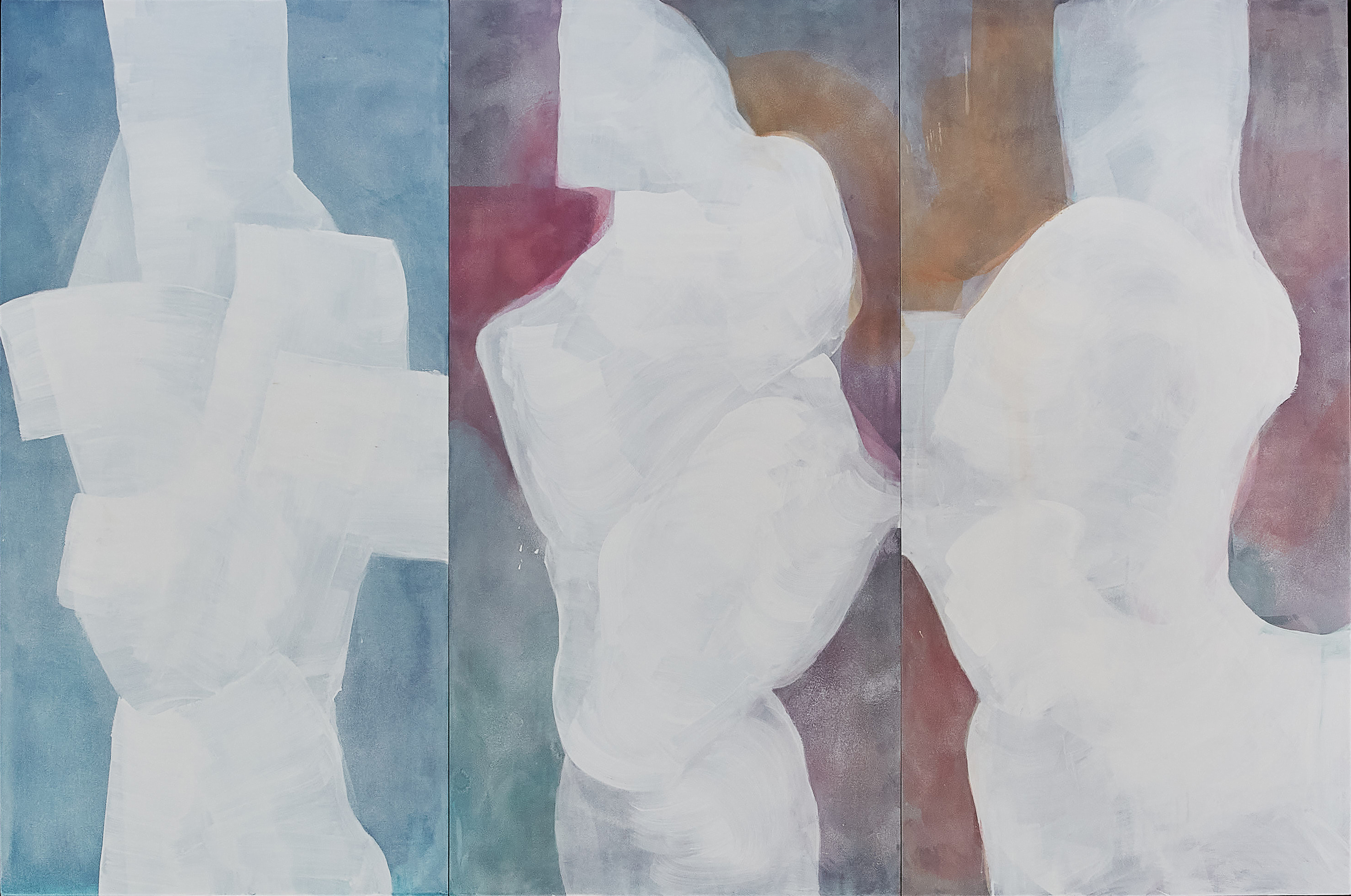 Sheer Numbers Set. 3.2, Acrylic on Muslin, 121.92 x 182.22 cm (48" x 72") | 2025