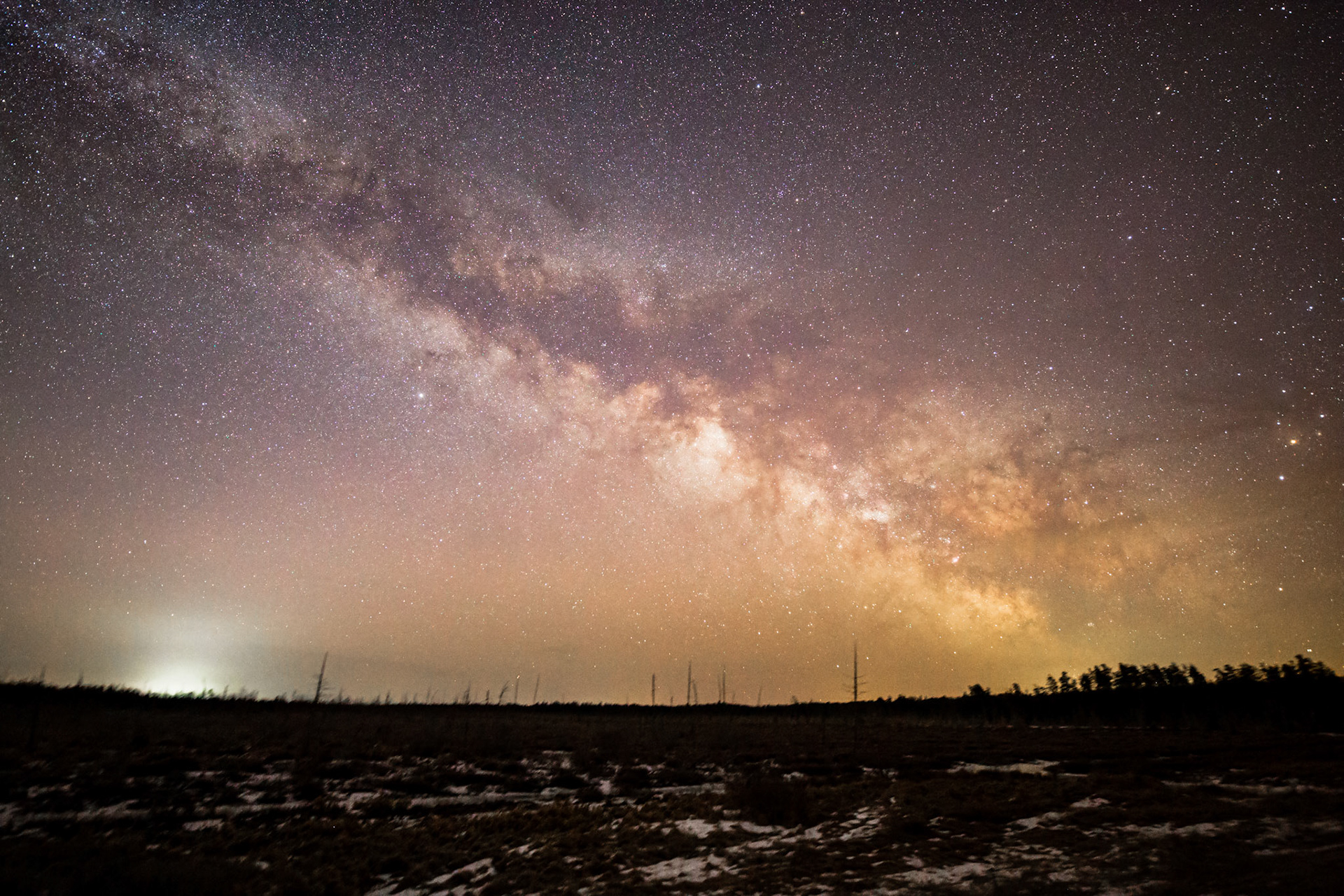 Milky Way, processed in a Bortle 2 Sky