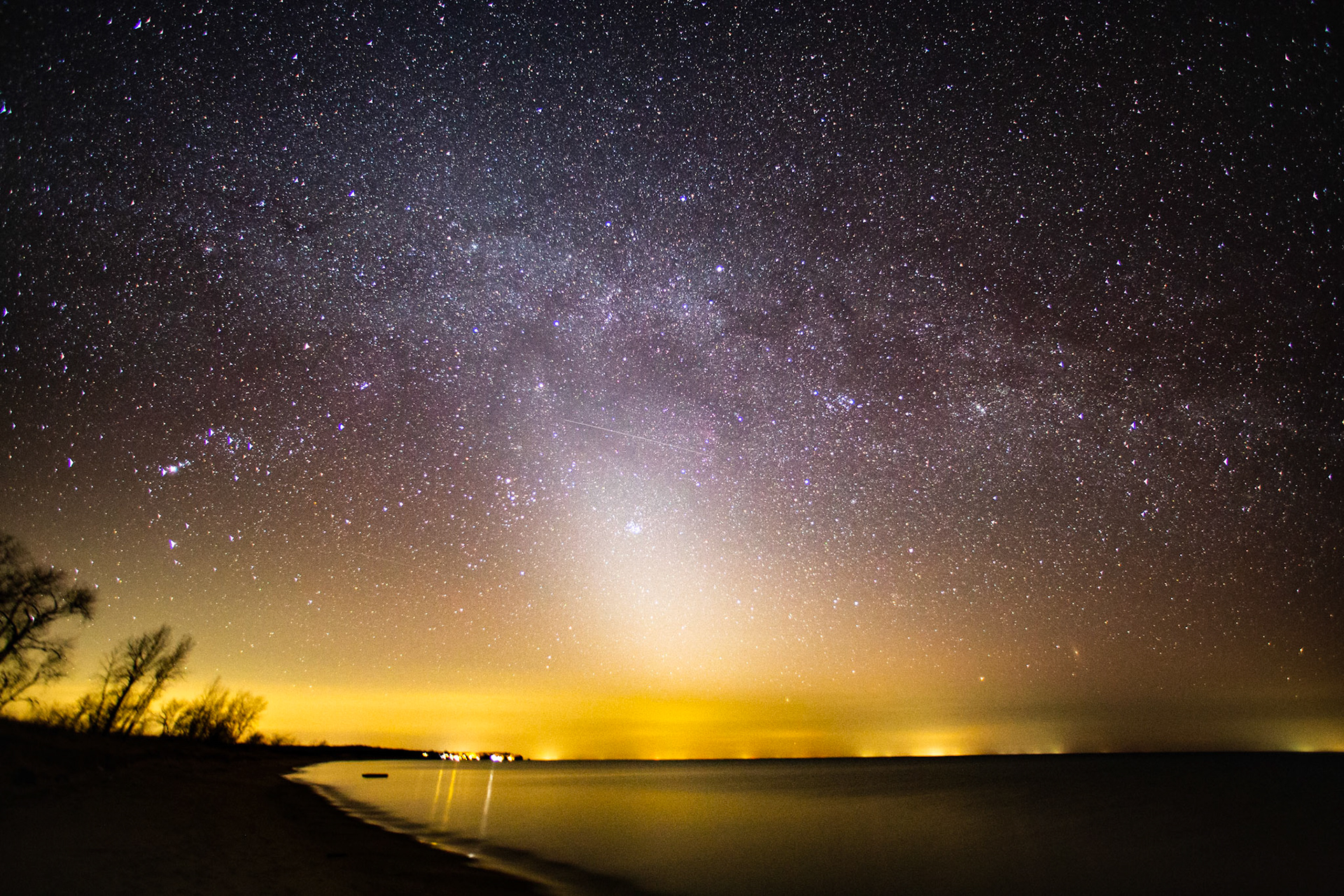Longer Exposure of Zodiacal Light