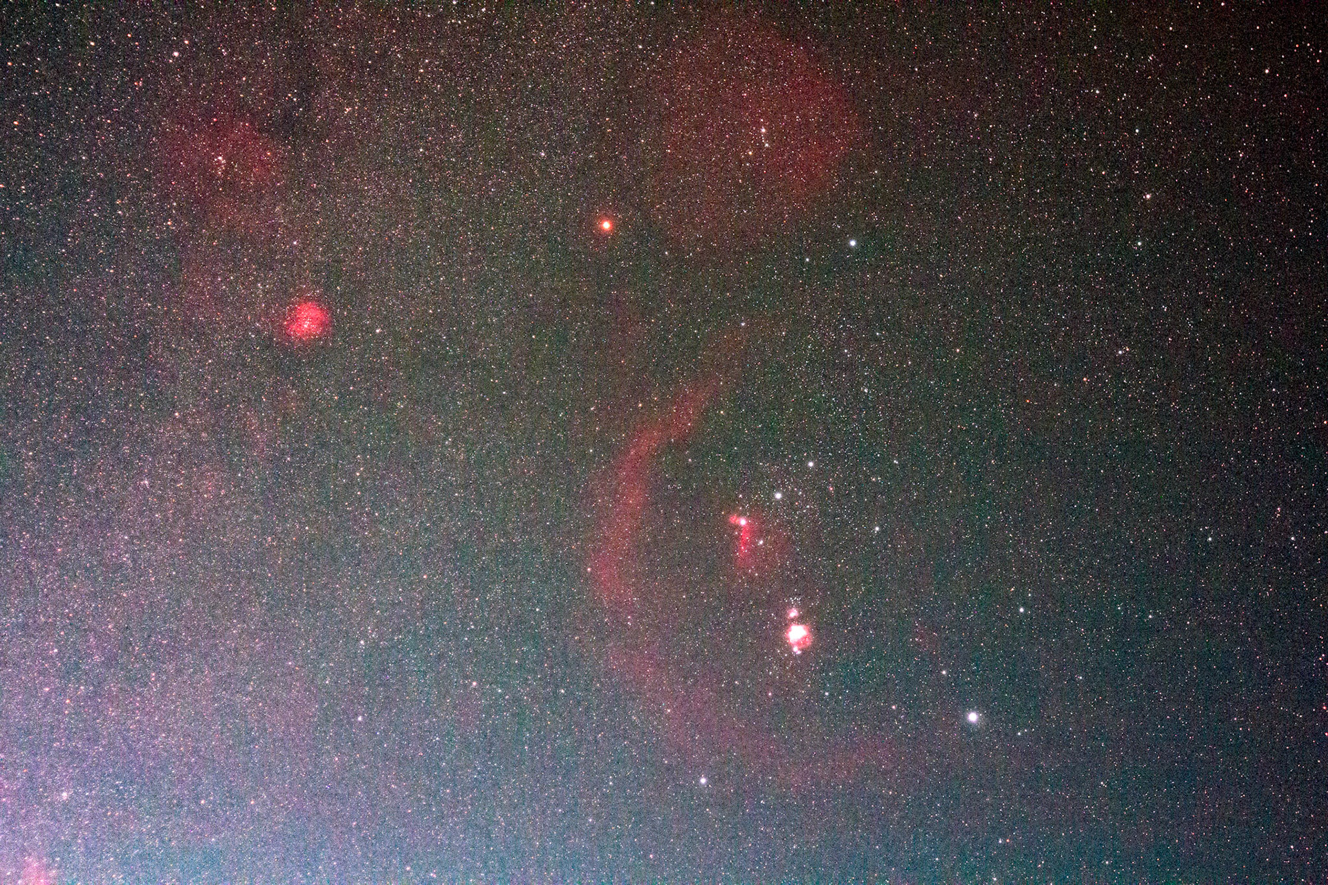 First attempt at the Orion Constellation