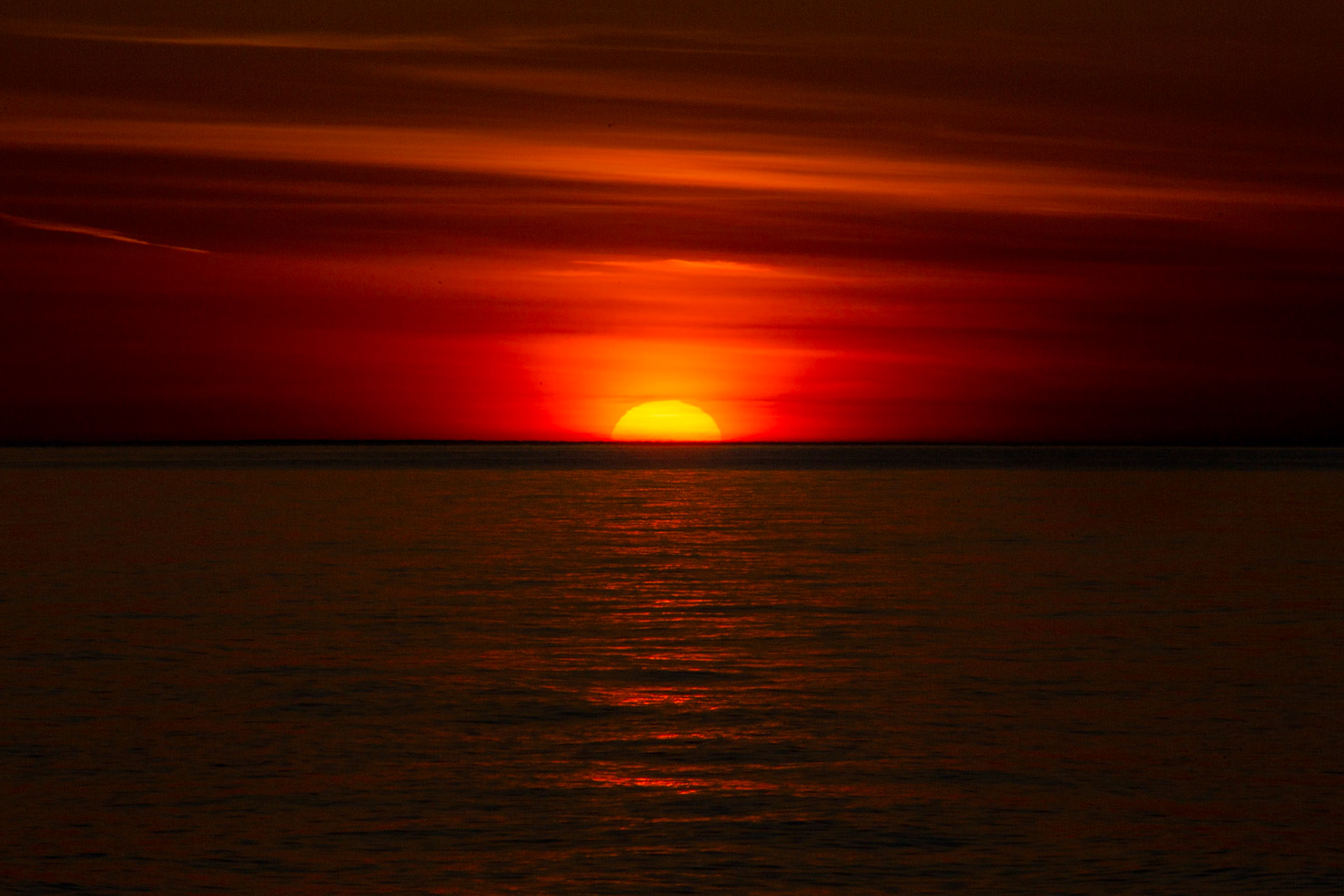 Sunset, Port Crescent State Park Beach