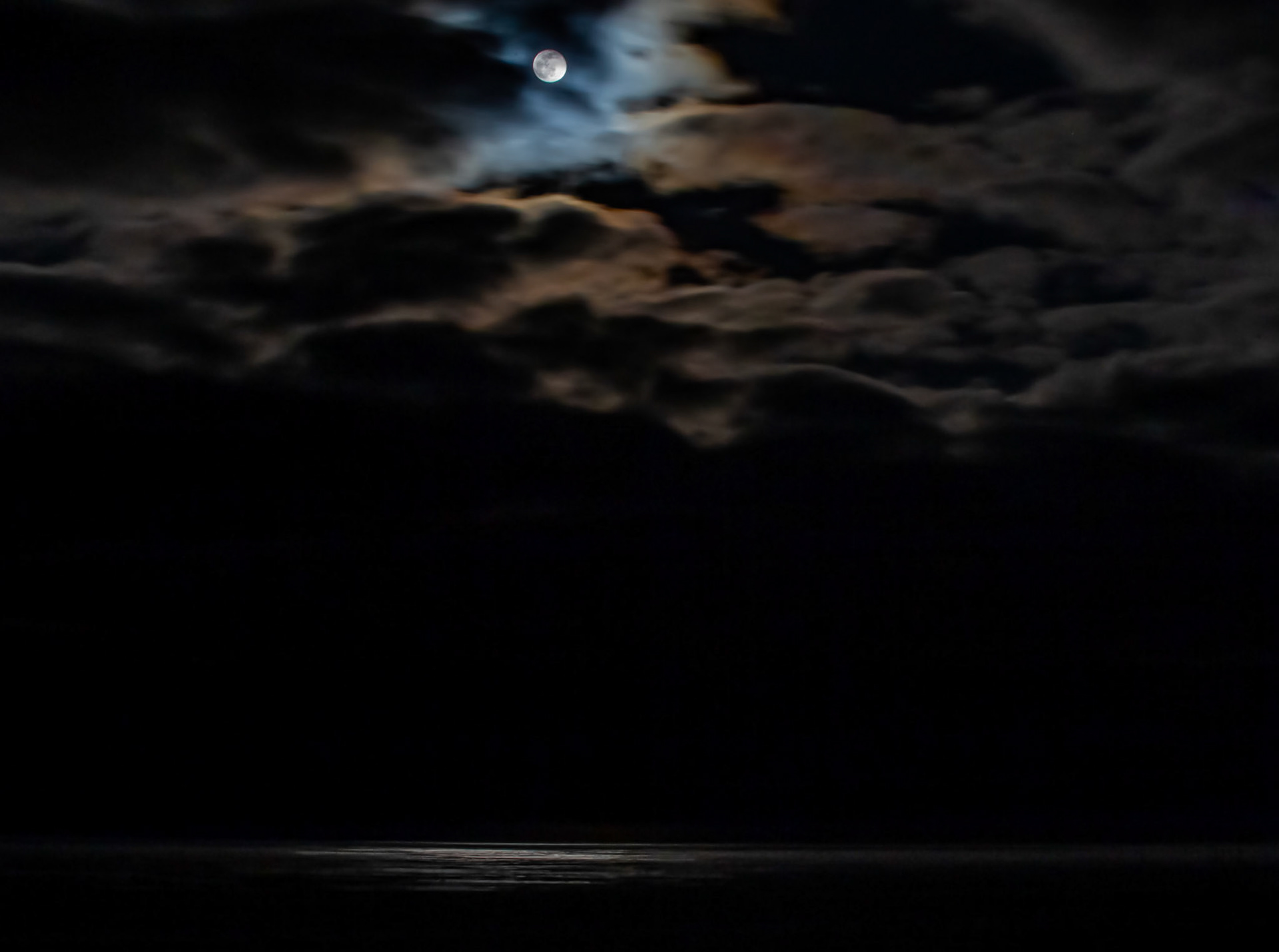 Wider Angle Moonrise