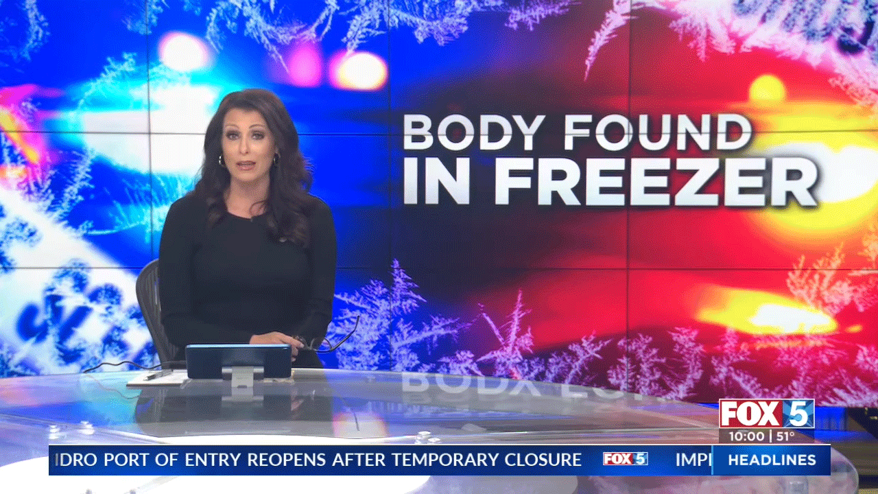 How the graphic looked live on air to show the formatting and composition put into practice