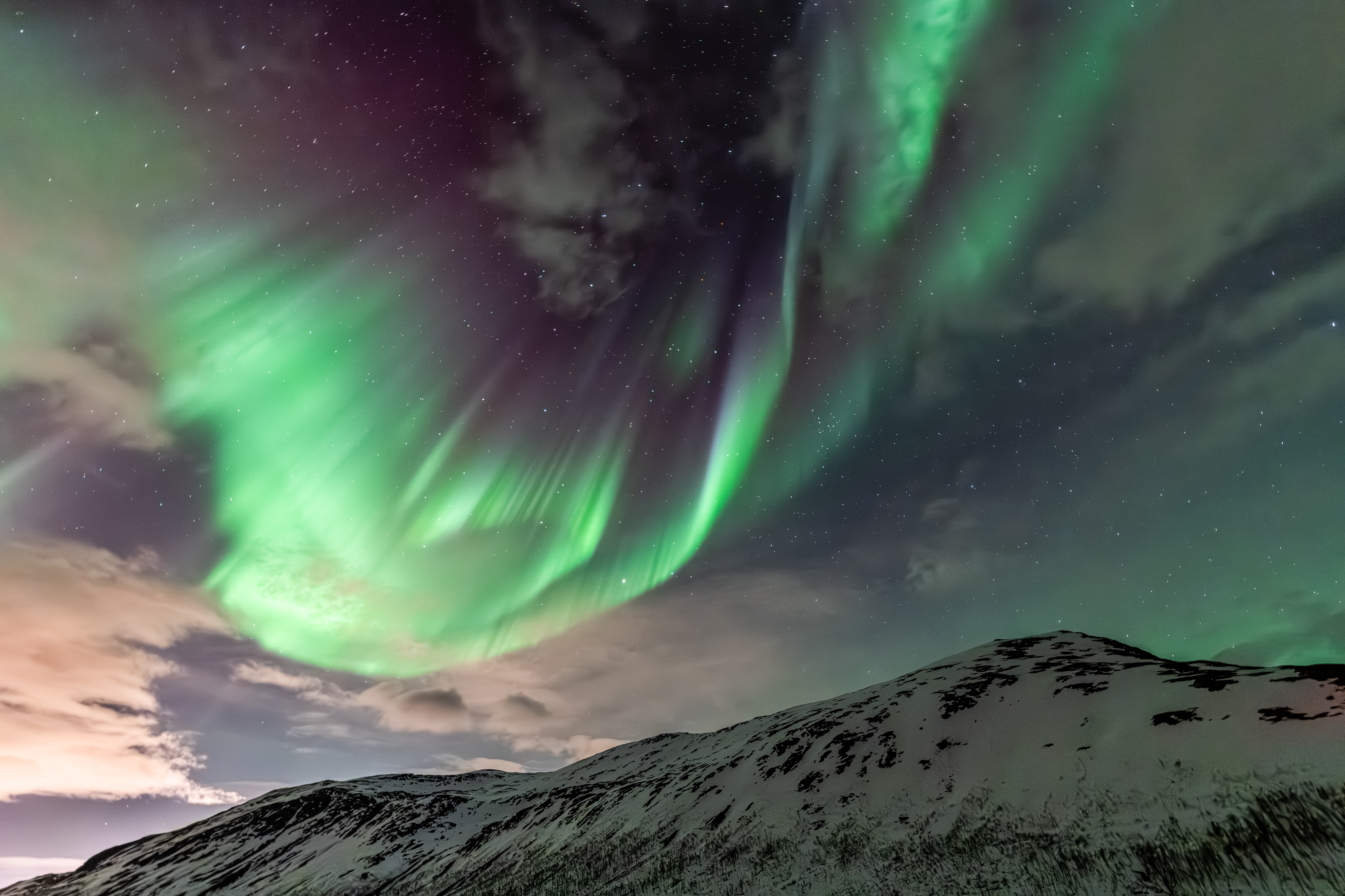 Polarlicht über Norwegen (25.02.2025)