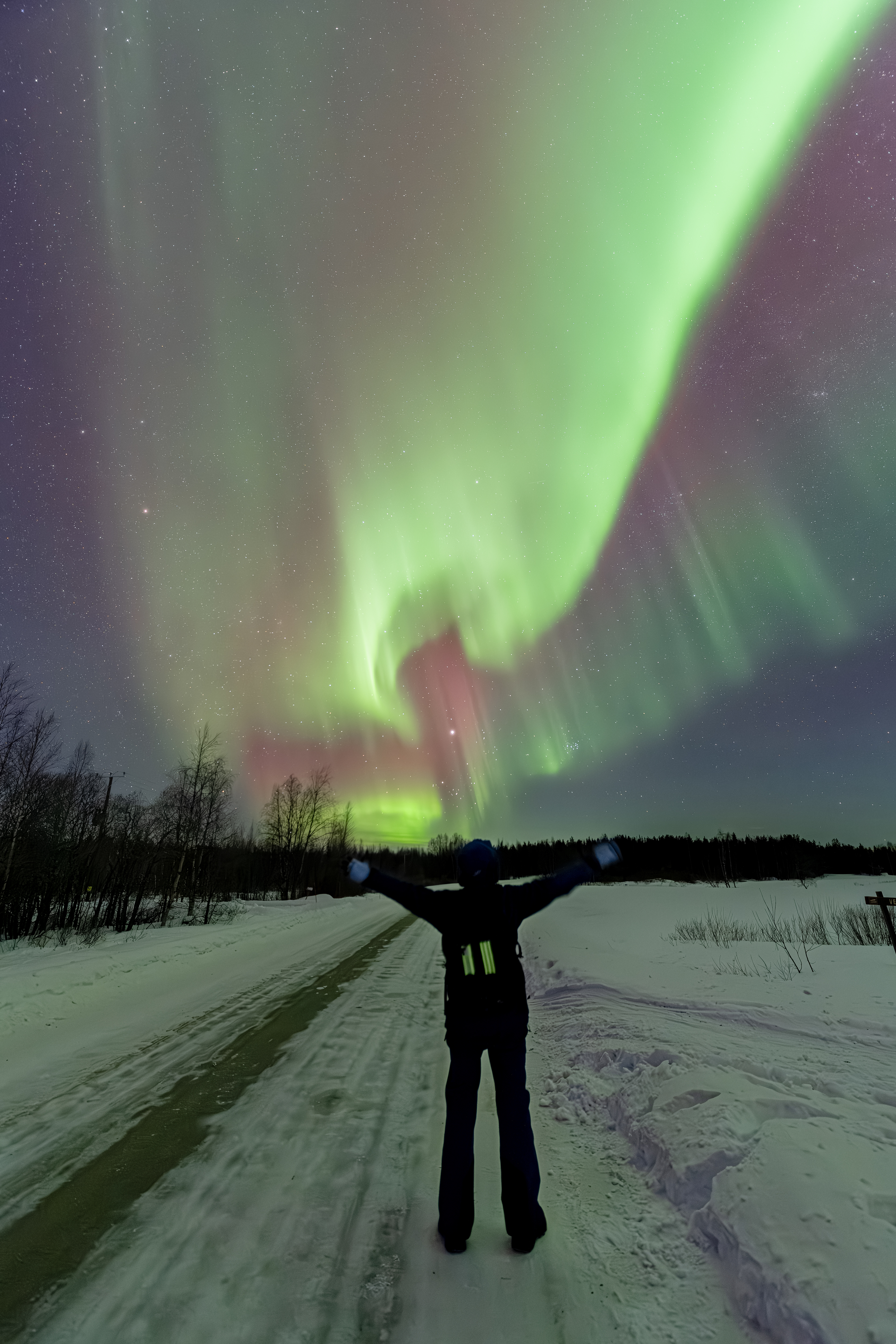 Polarlicht über Finnland (20.-21.02.2025)