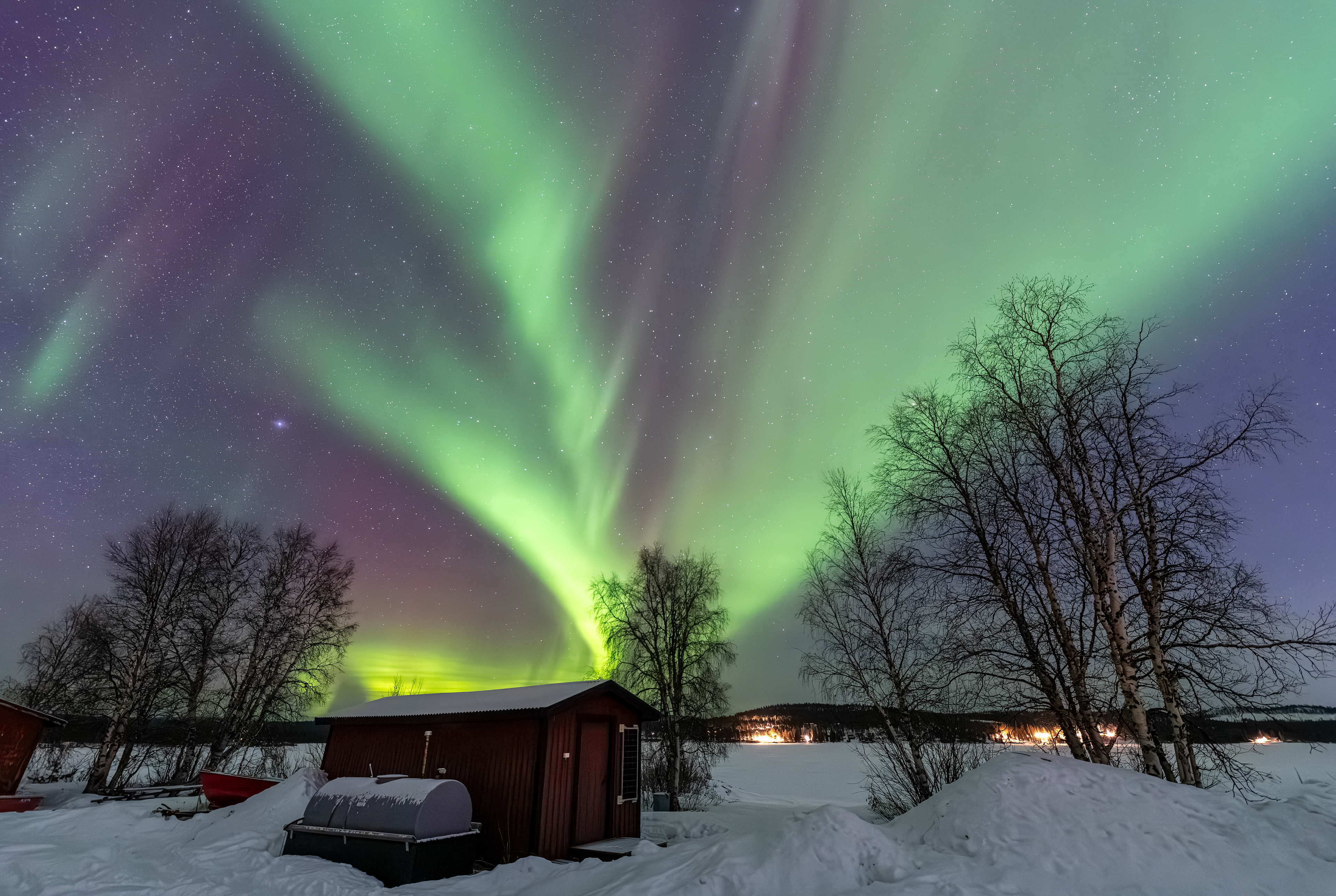 Polarlicht über Schweden (21.-22.02.2025)