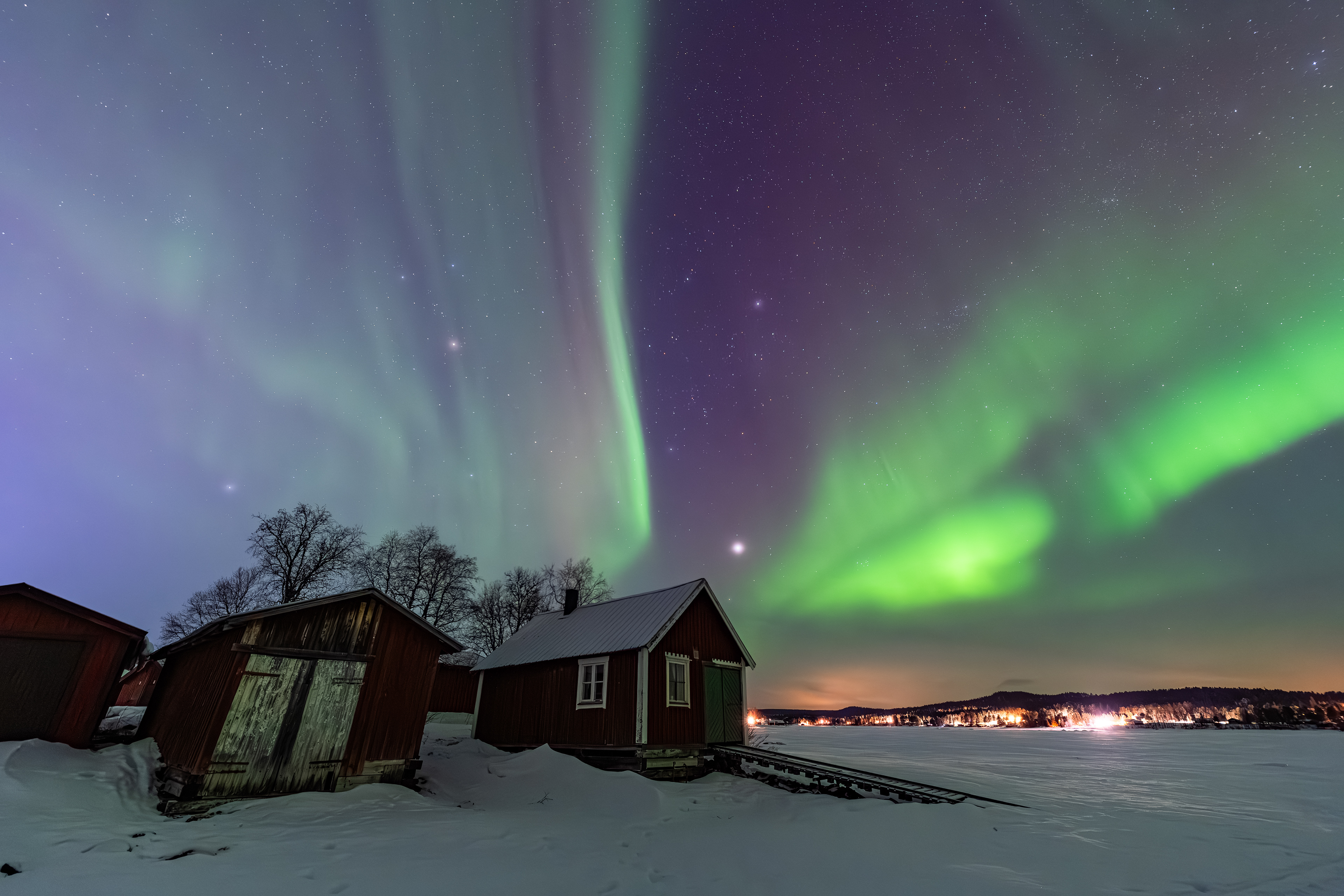 Polarlicht über Schweden (21.-22.02.2025)