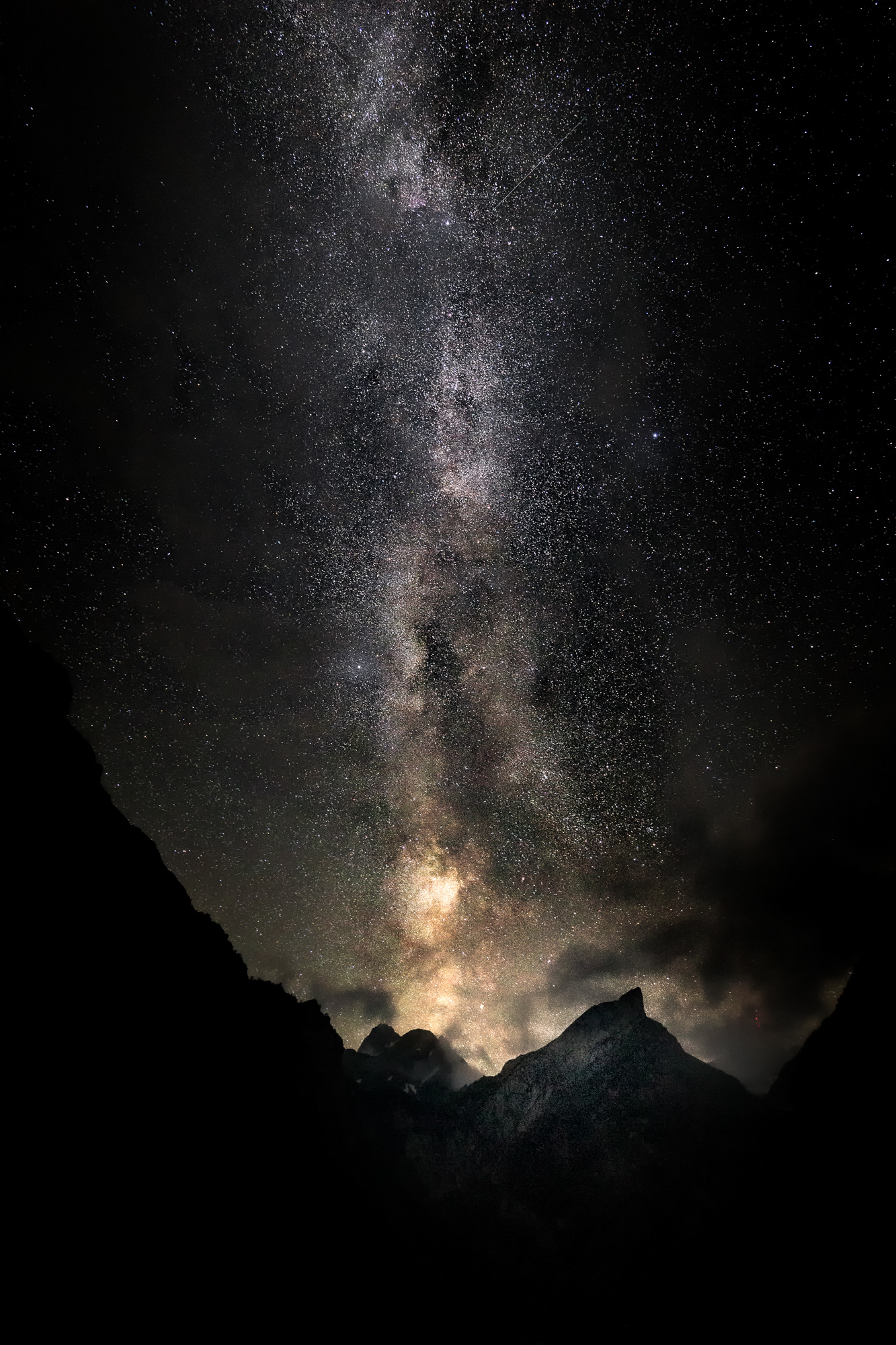 Milchstraße über Säntis, Appenzeller Alpen (CH) - 30.07.2019