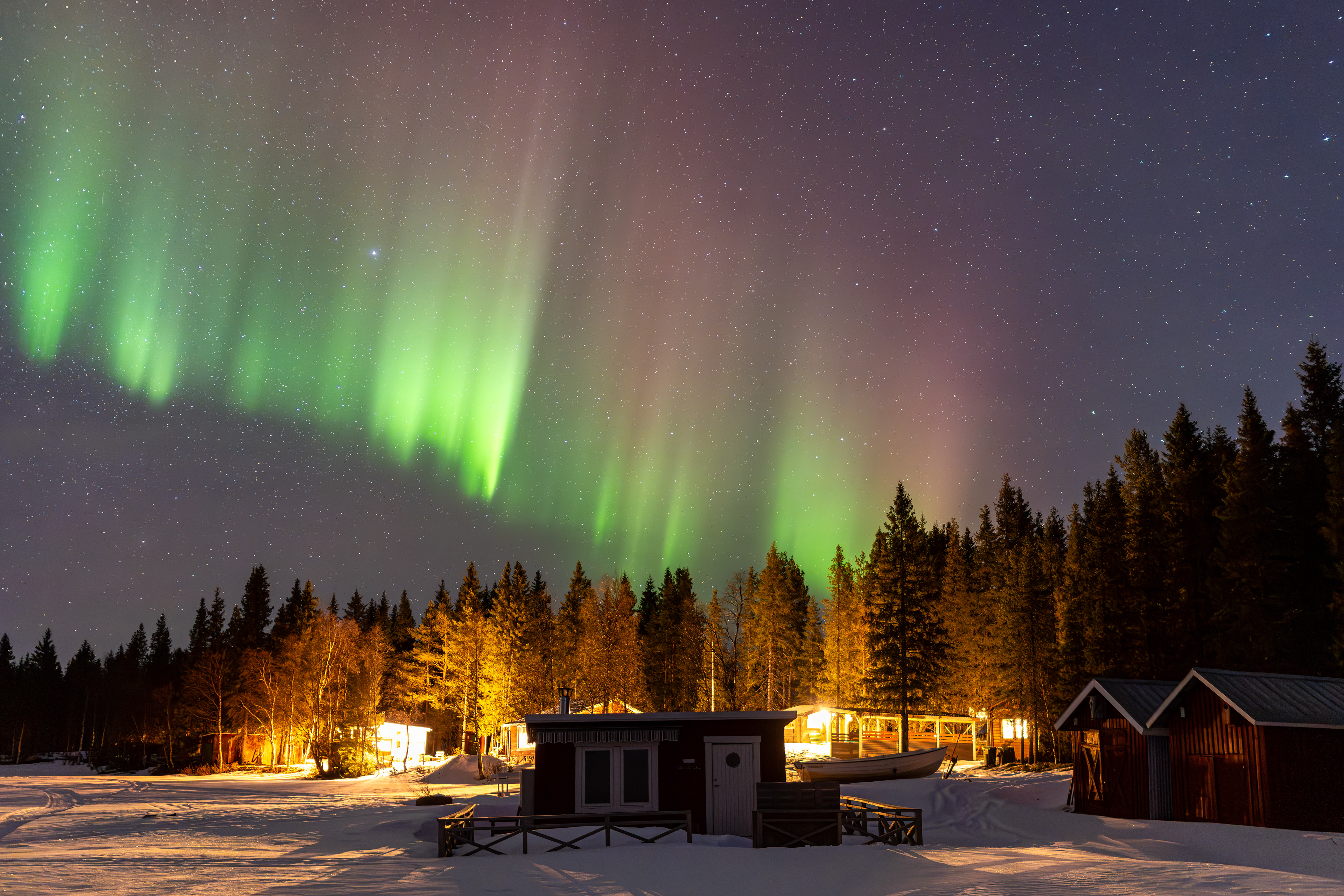 Polarlicht über Schweden (23.-24.02.2025)