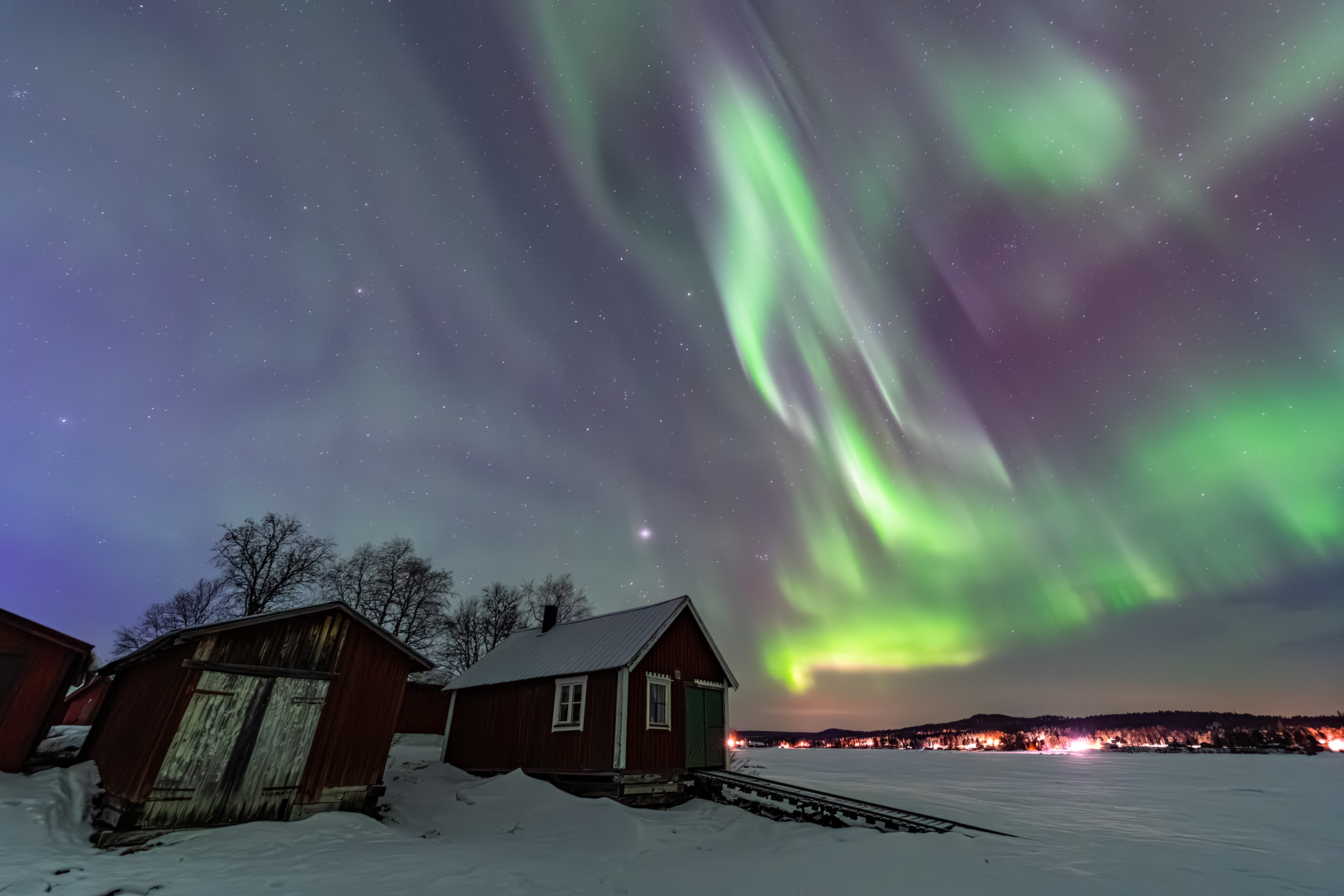 Polarlicht über Schweden (21.-22.02.2025)