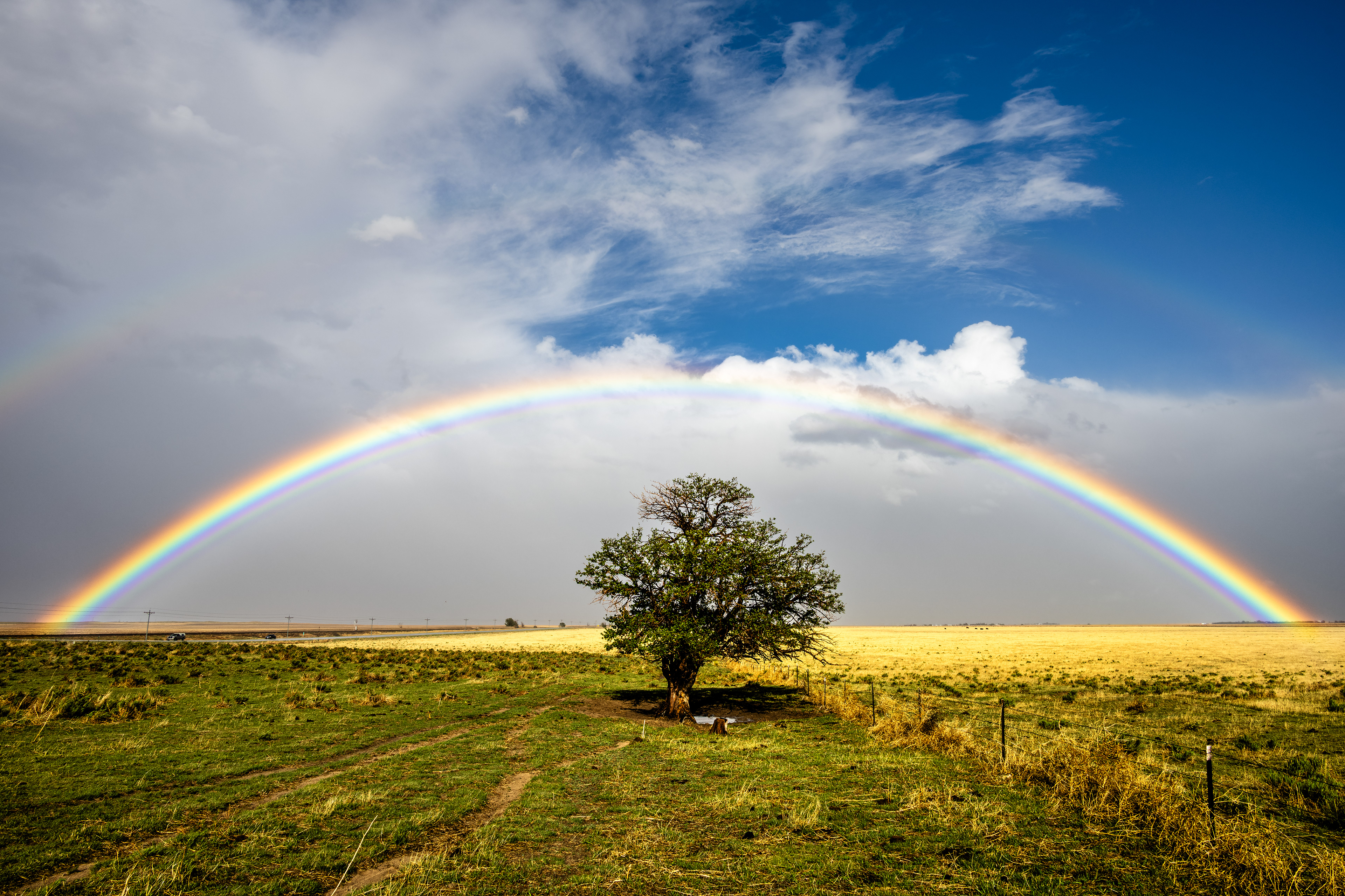 Interferenzbogen in den Great Plains, Haswell, Colorado (USA) - 21.05.2024