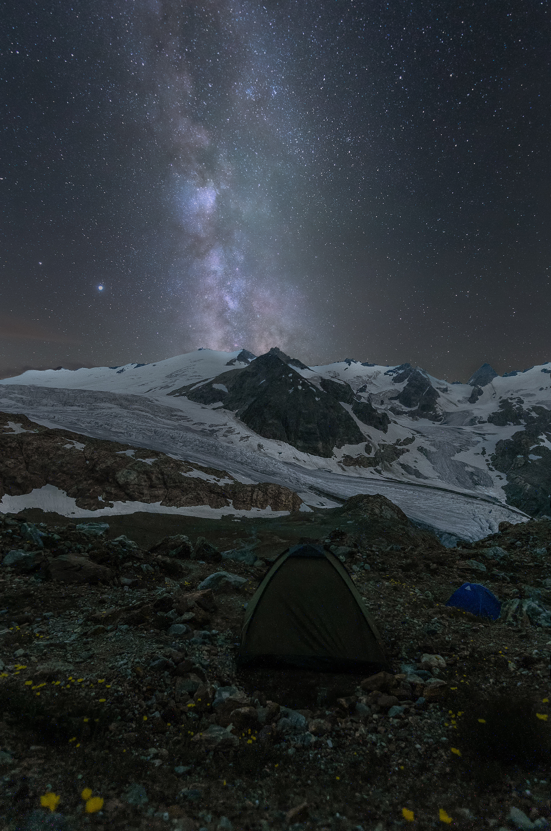 Milchstraße über Gwächtenhorn, Urner Alpen (CH) - 21.07.2020