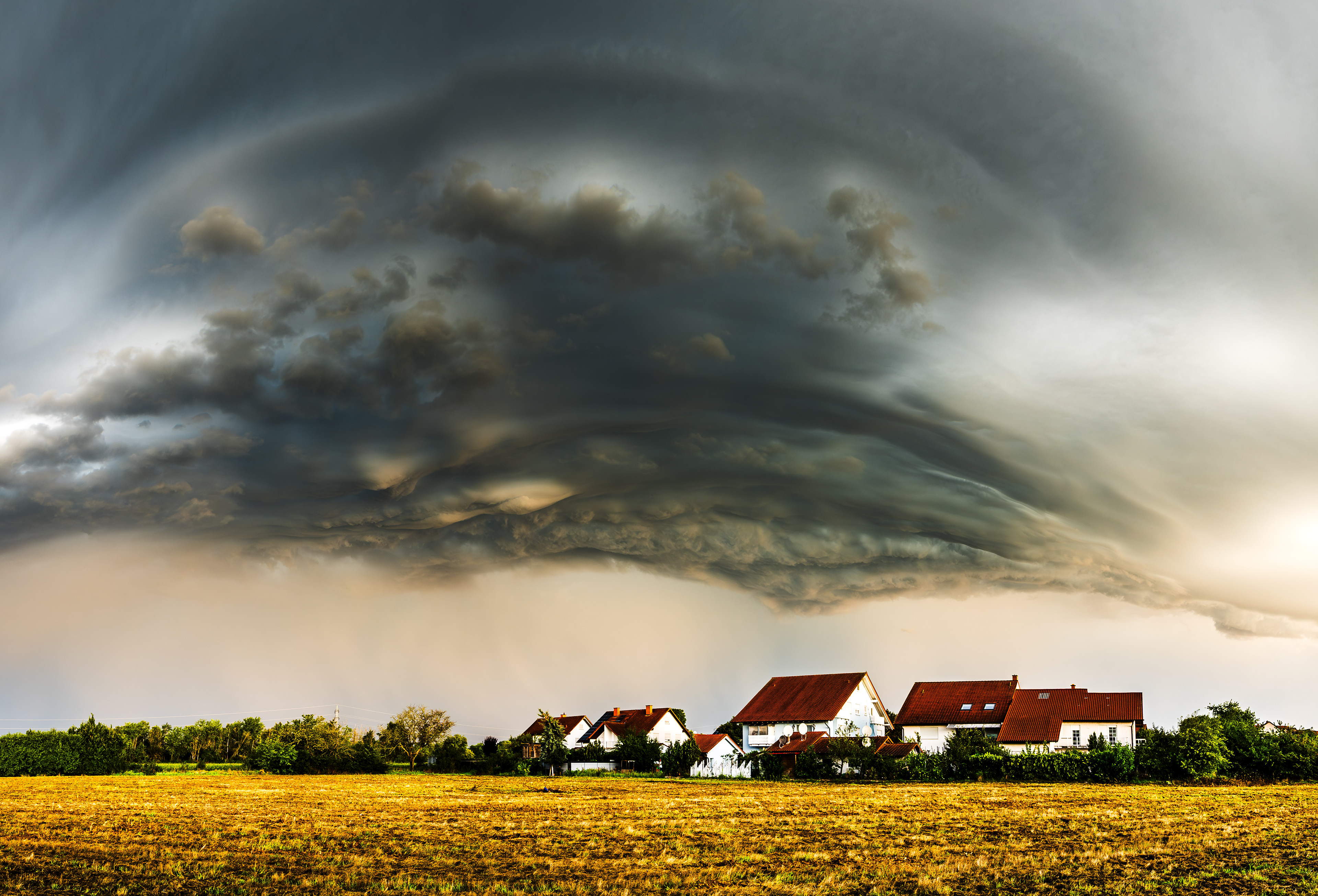 Aufziehendes Gewitter, Germersheim, RLP (D) - 25.08.2023