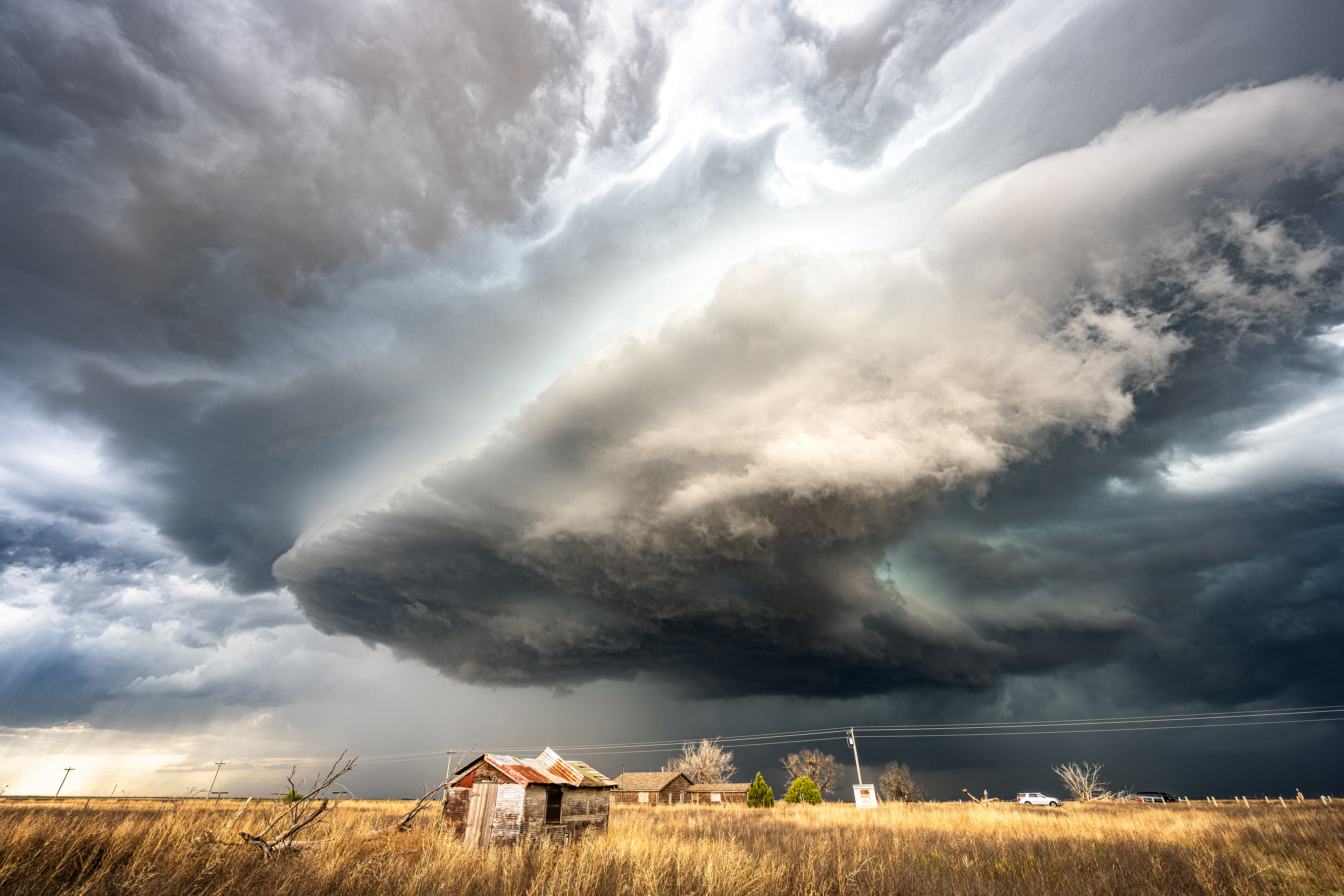 Aufziehende Superzelle, Goodwell, Oklahoma - 12.05.2024