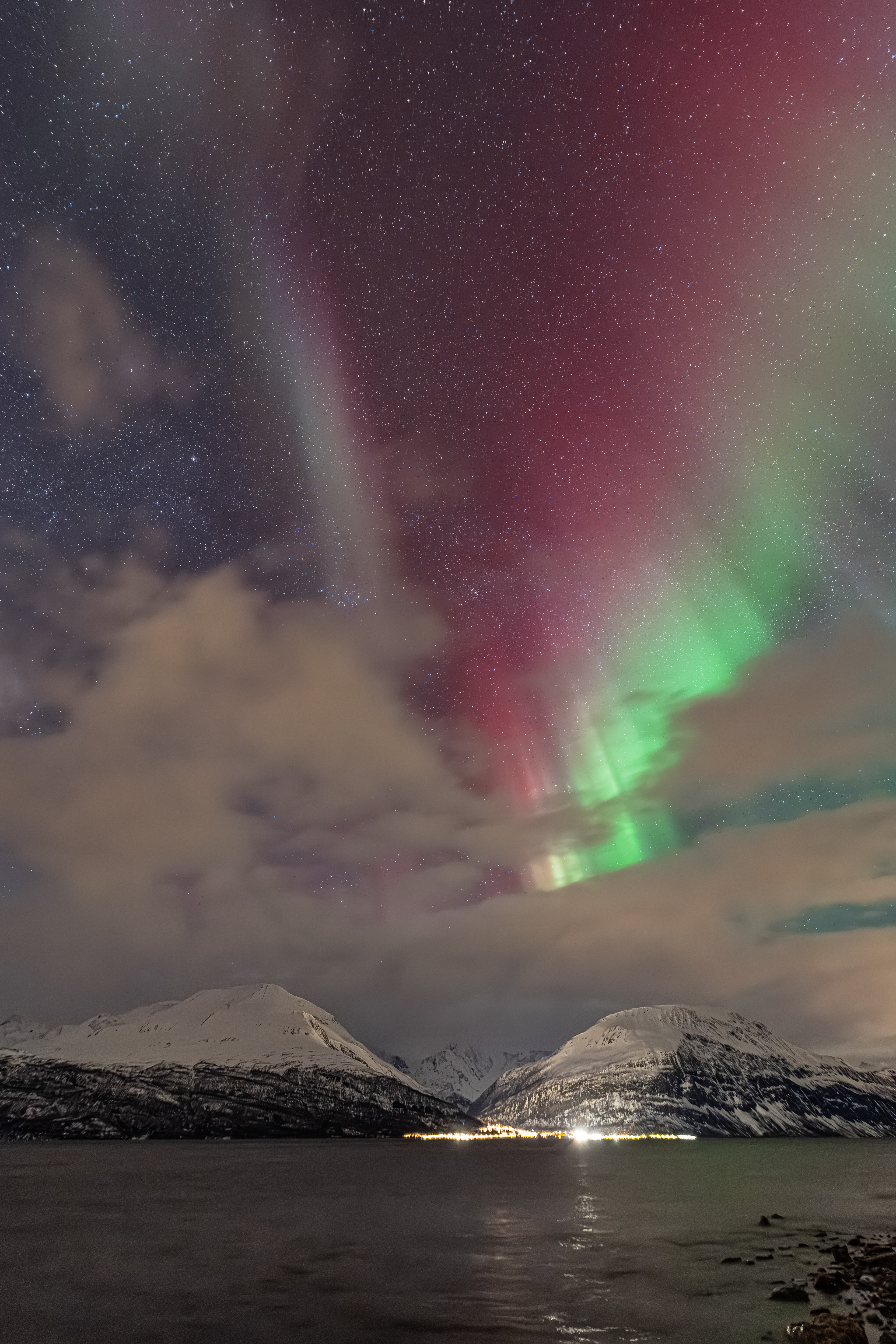 Polarlicht über Norwegen (24.02.2025)