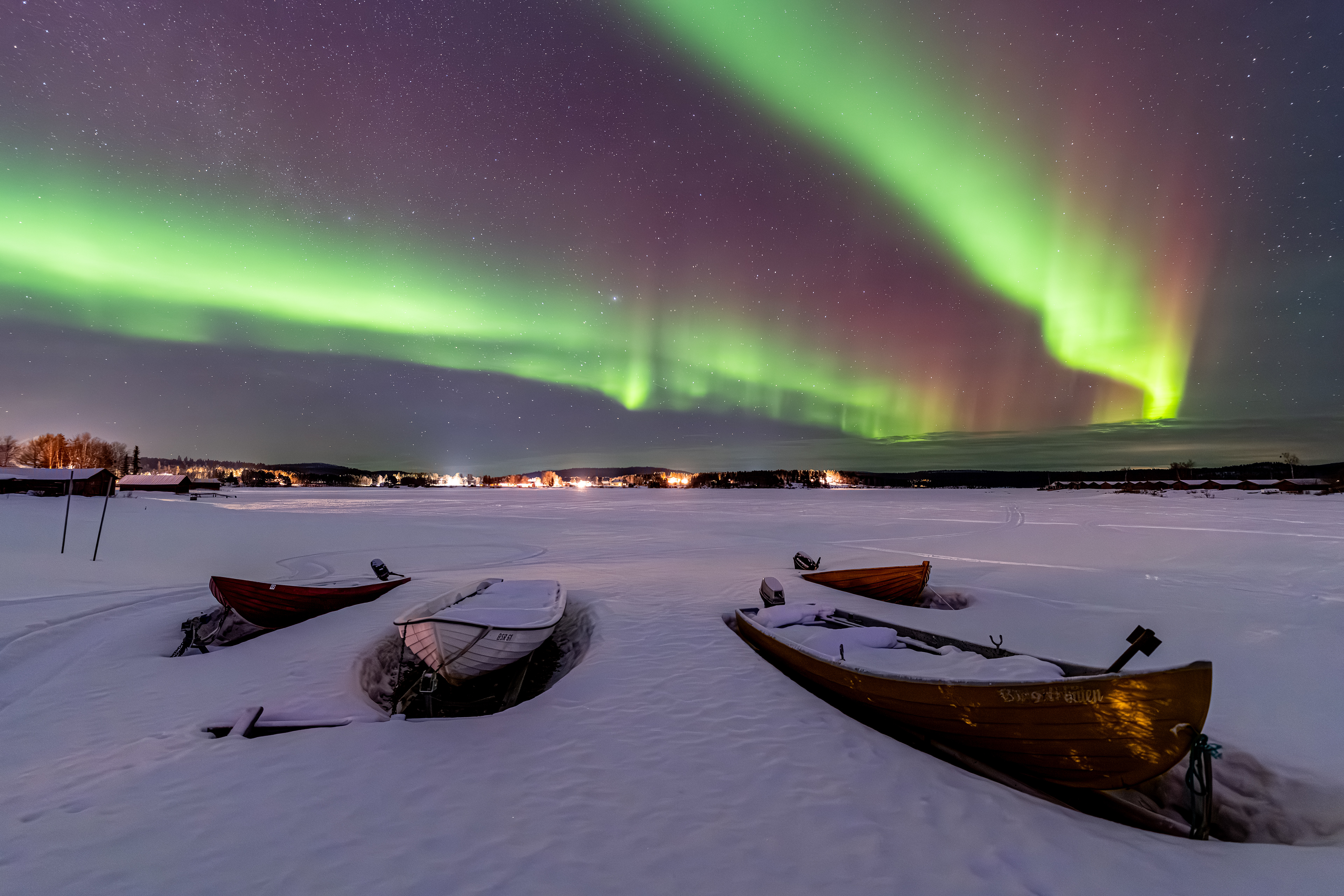 Polarlicht über Schweden (21.-22.02.2025)