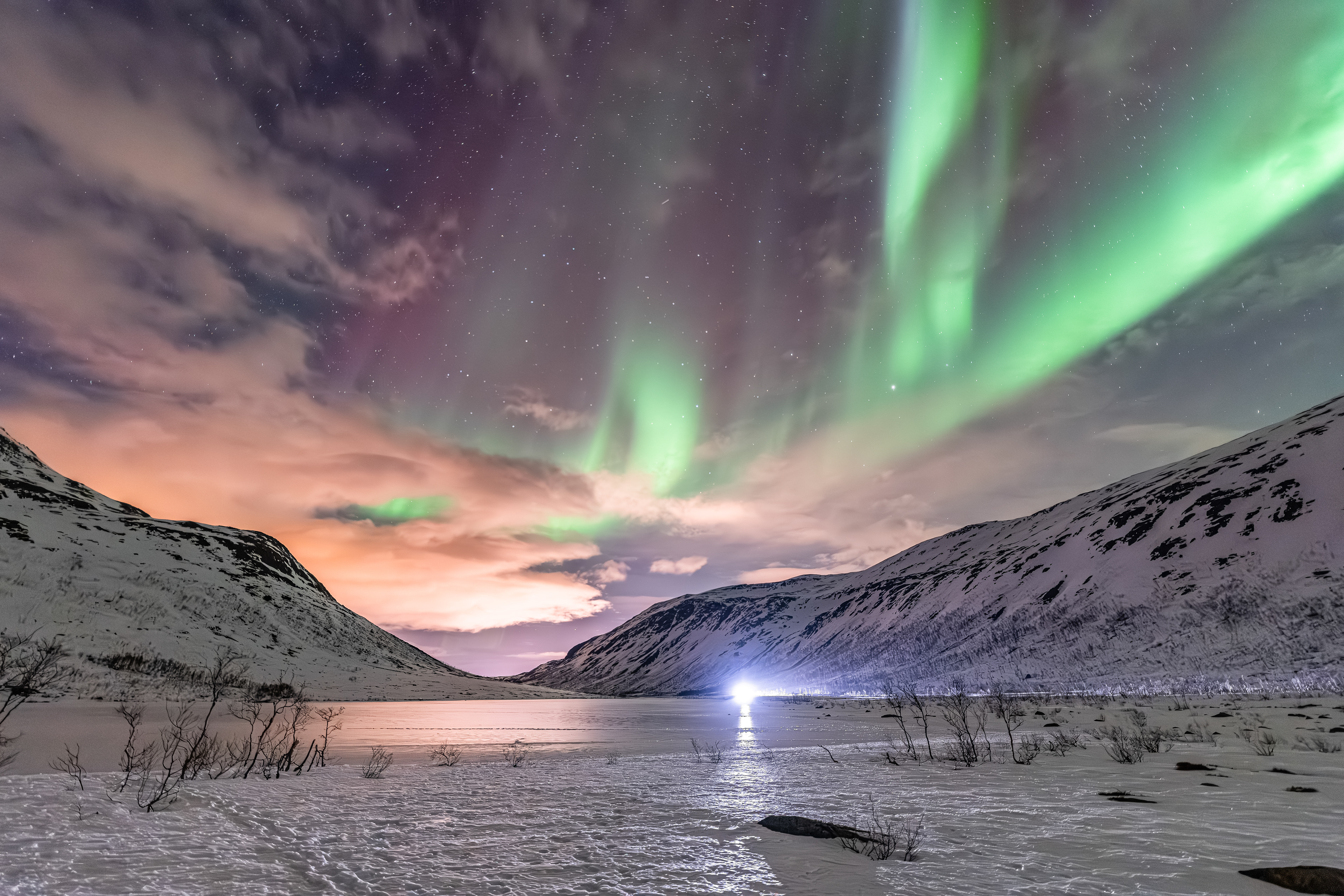 Polarlicht über Norwegen (25.02.2025)