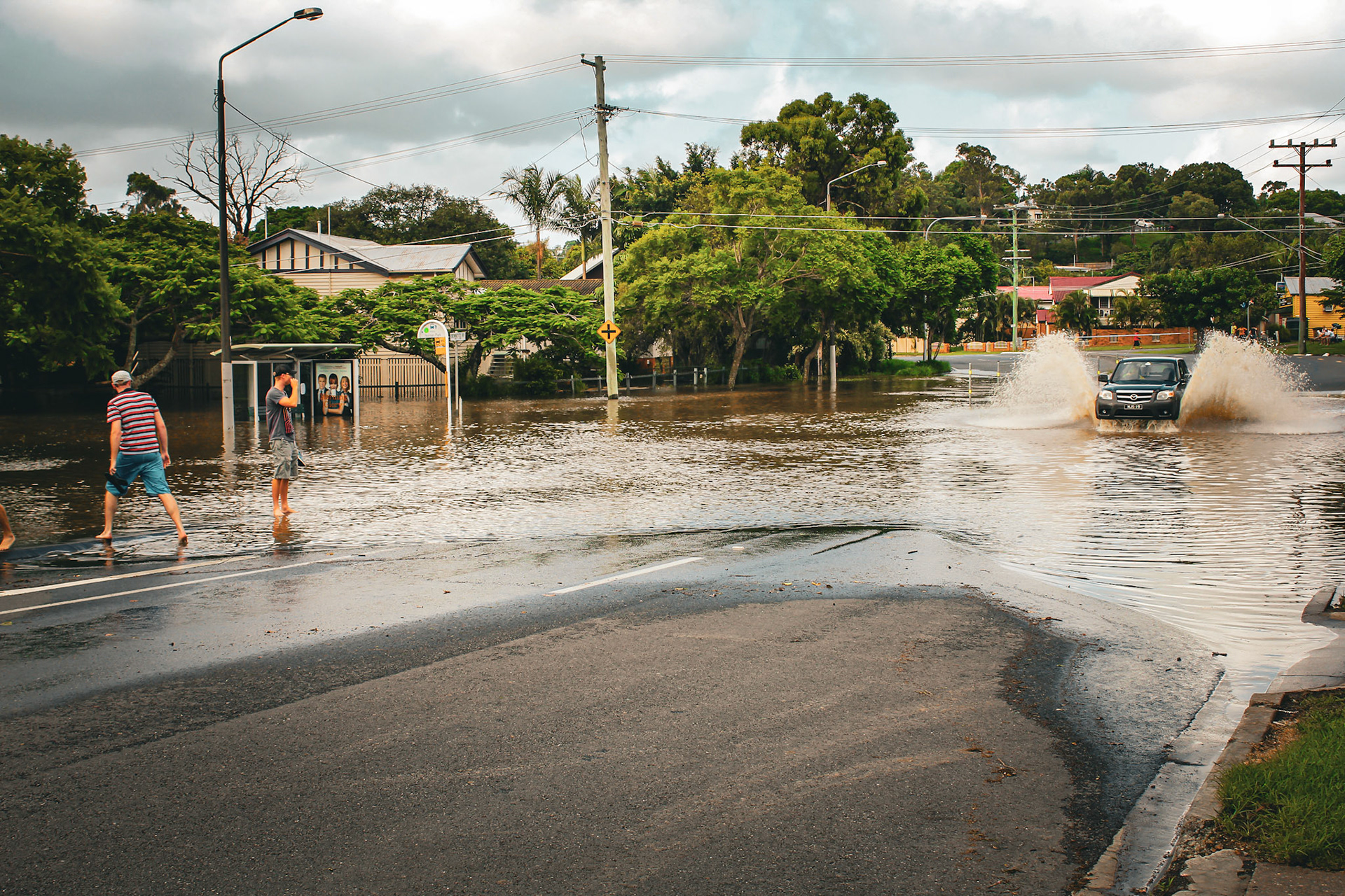 100-year floods. Brisbane 2011.