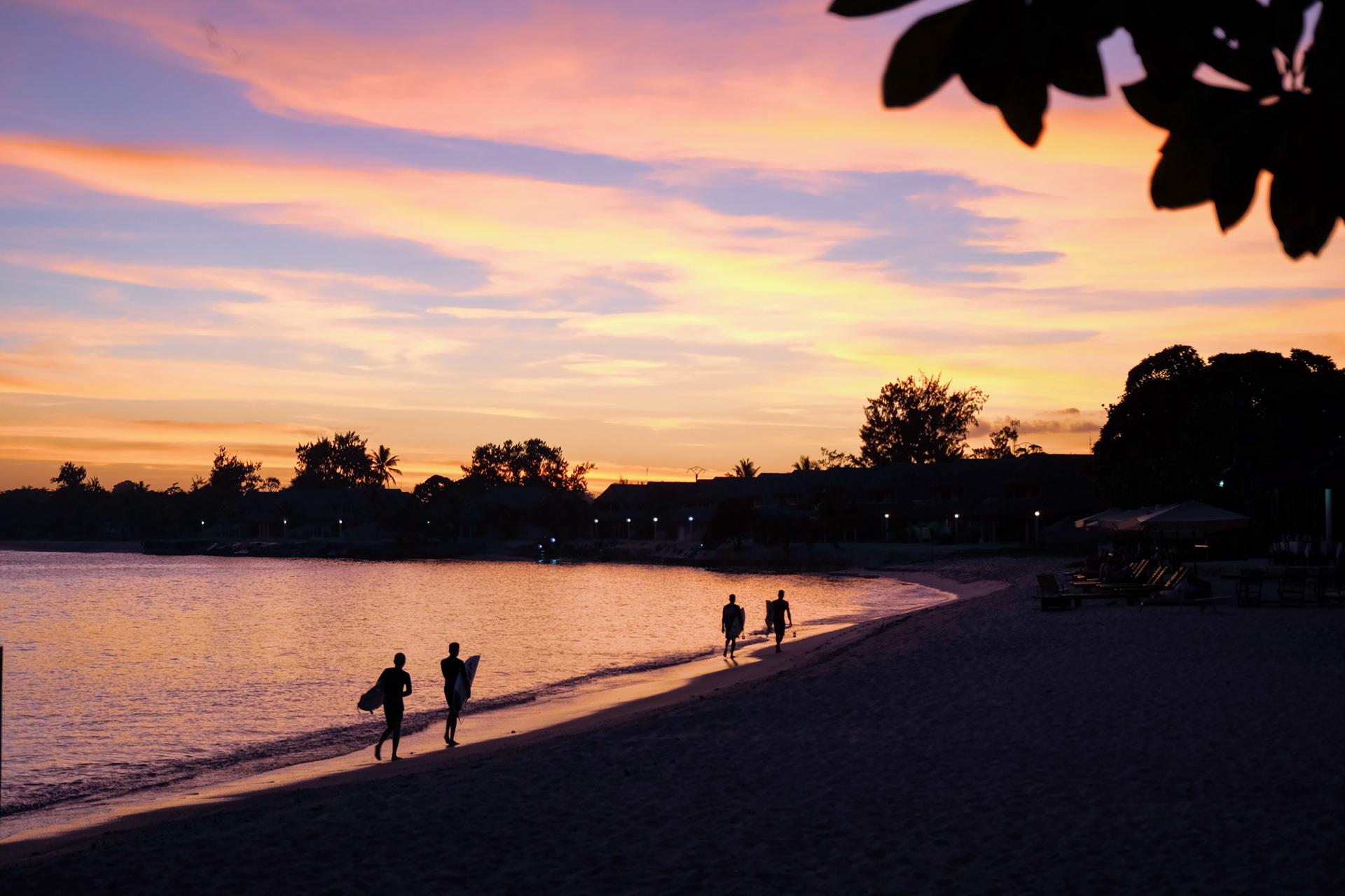 Well-earned short walk home.