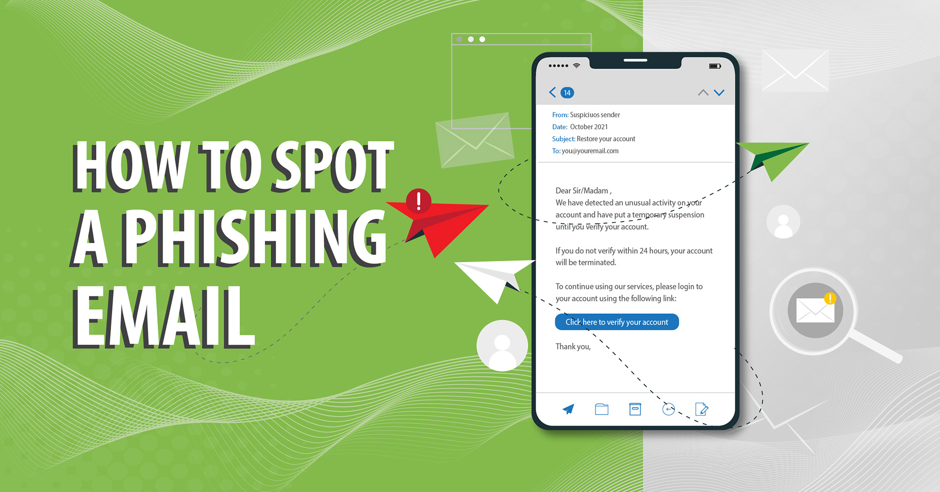 Phishing email post