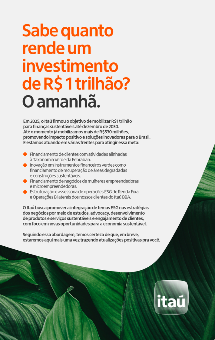 The return on a 1-trillion-real investment? Tomorrow.