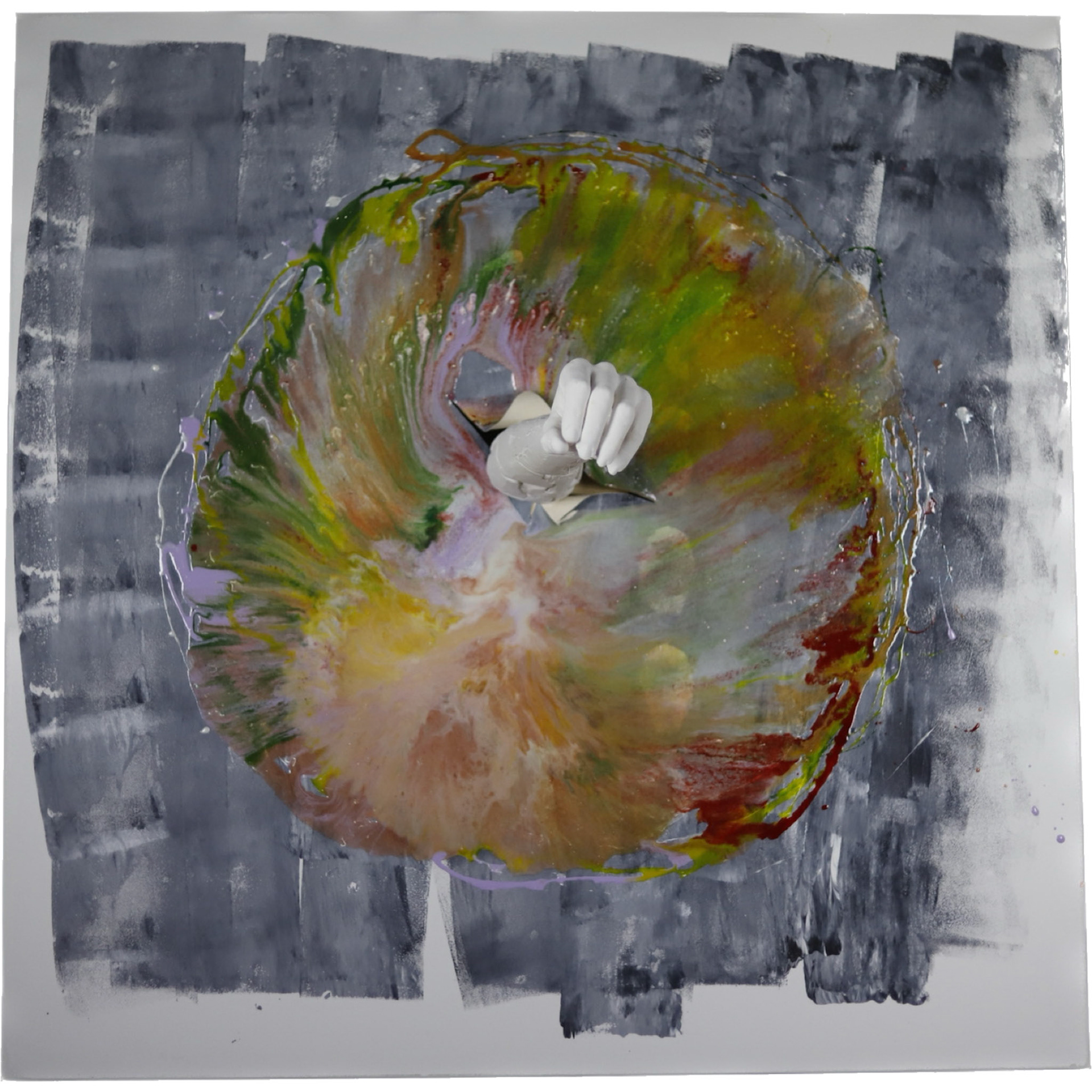 Life and Death / Life 100x100cm