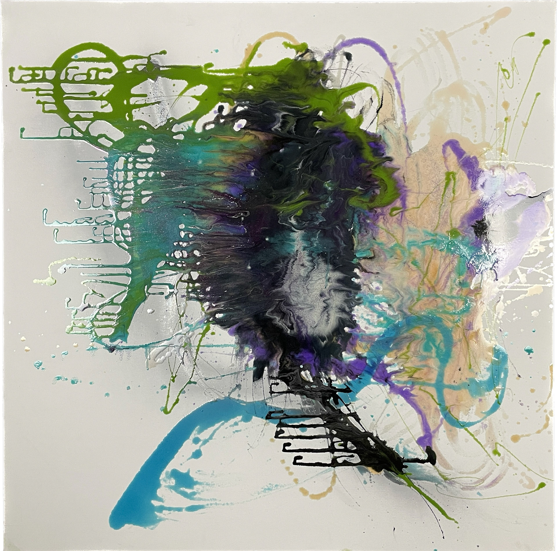 Heart with Head 100x100cm