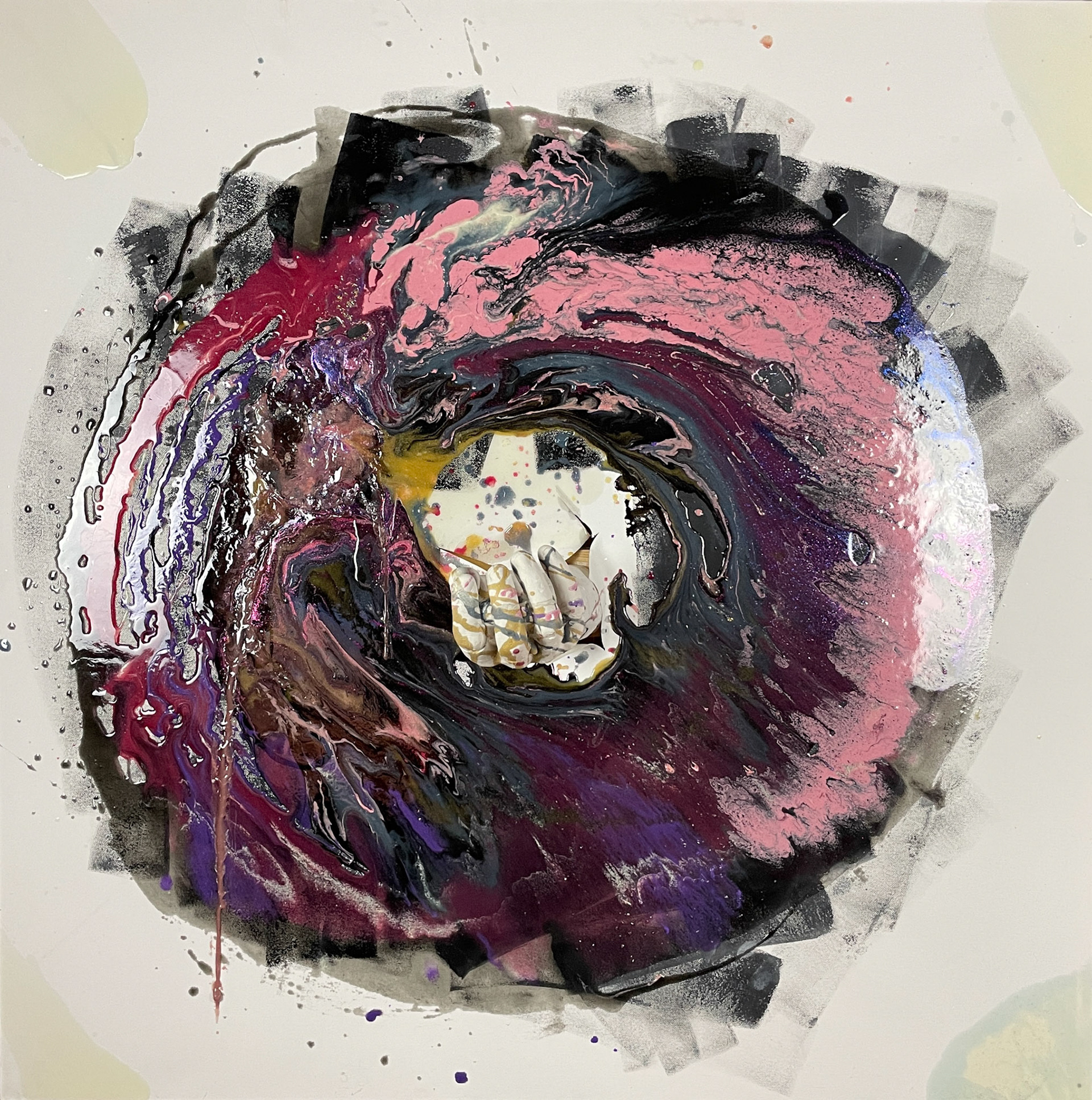 Life and Death / Death 100x100cm