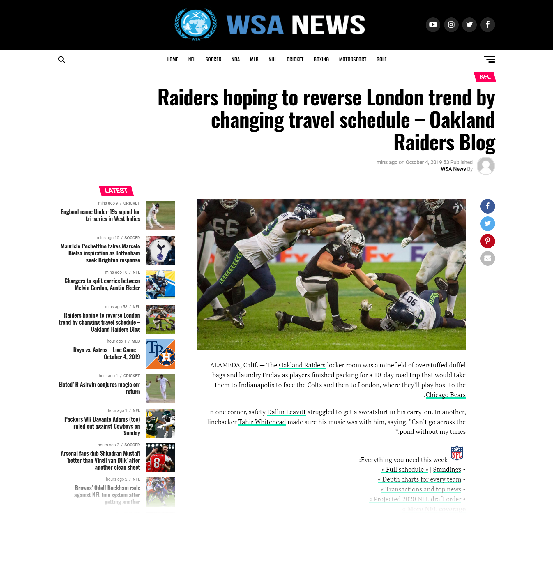 WSA News - USA
