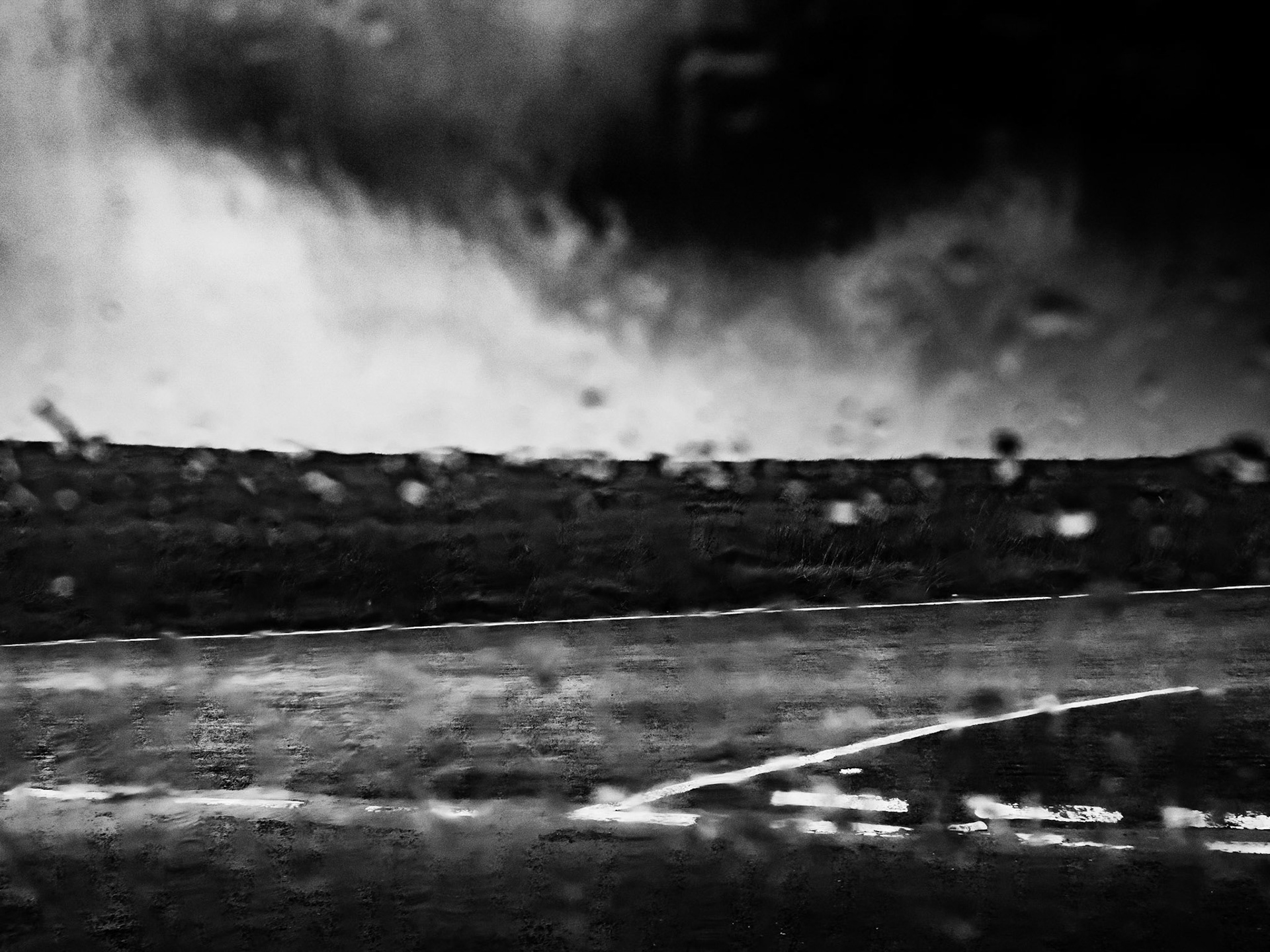 Road Junction in the rain