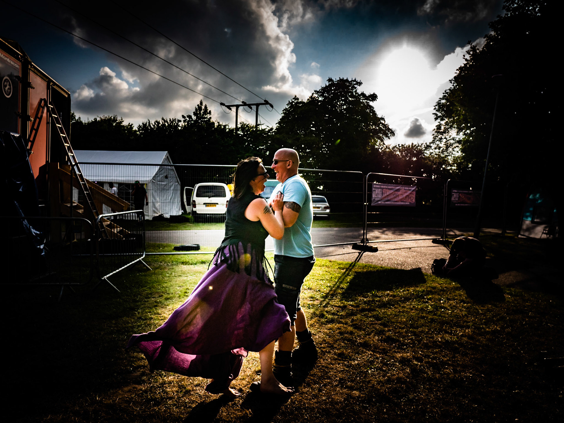 Dancers at a festival