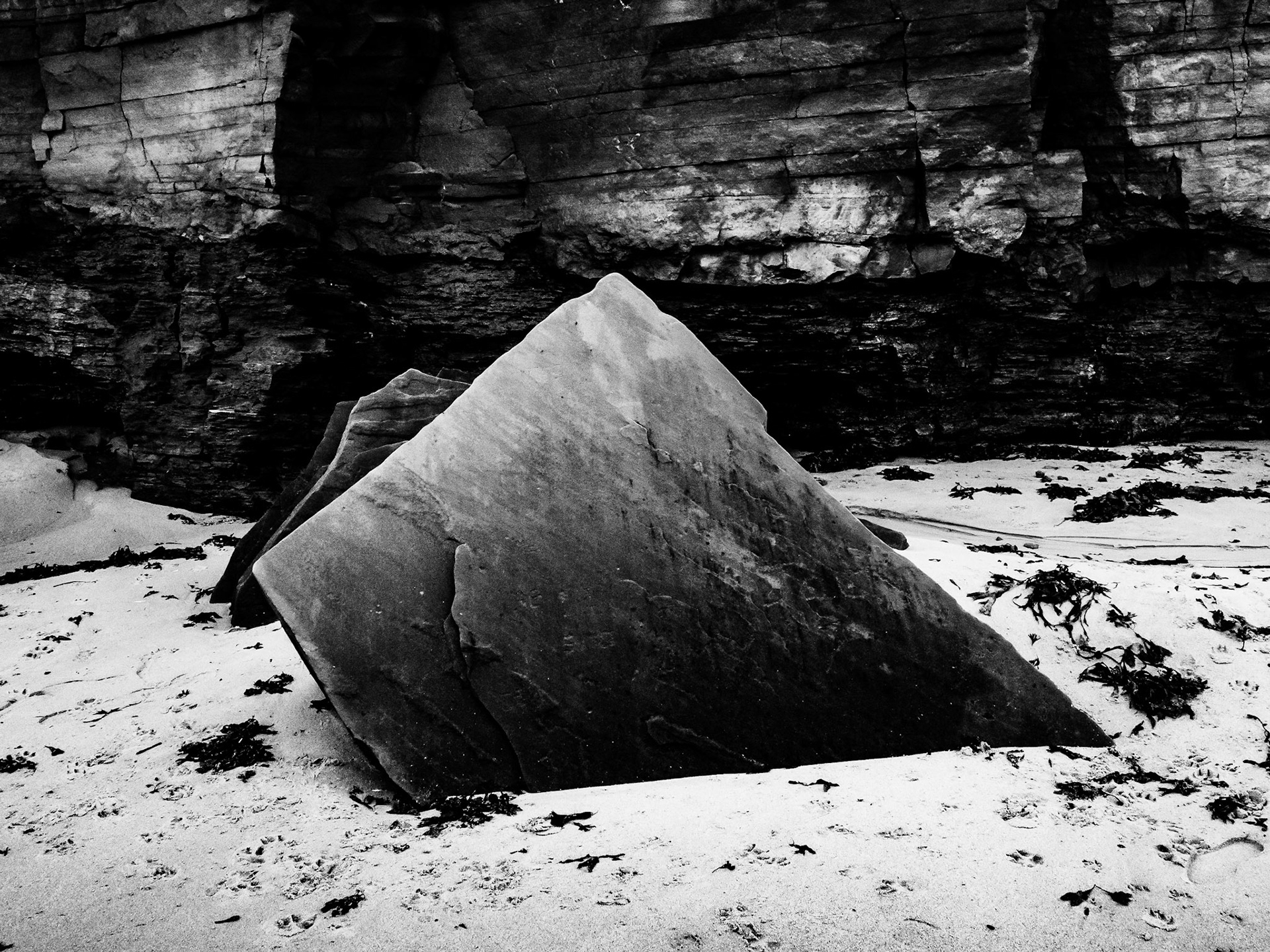 Cresswell Beach, Northumberland. At Sunset. Summer 2019.