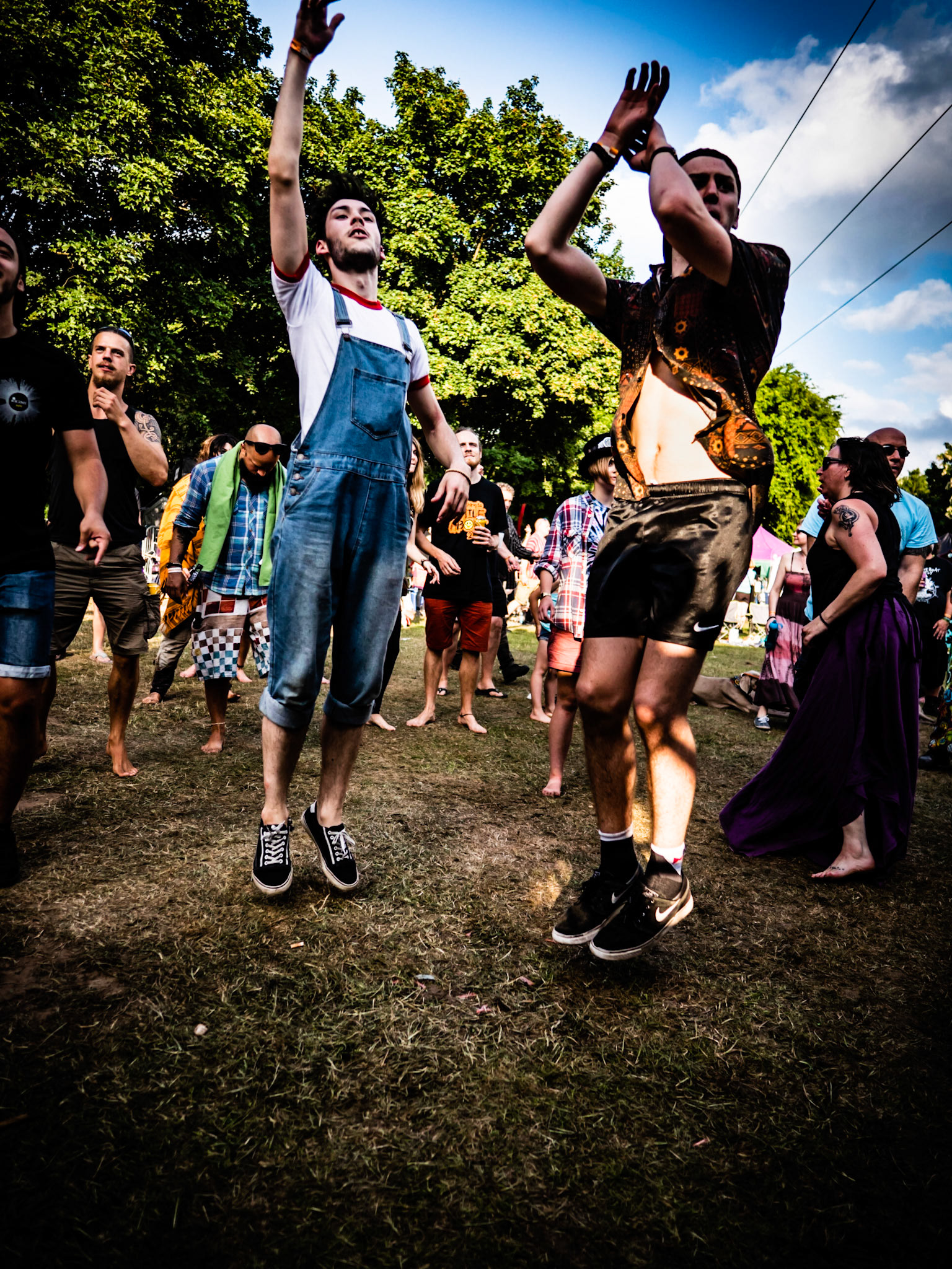 Dancers at a festival