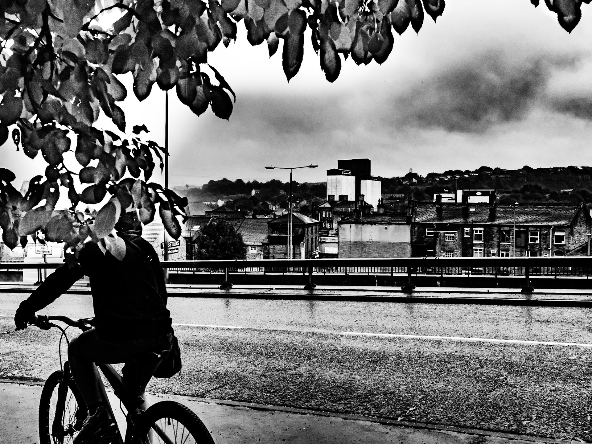 Brighouse on a rainy day.