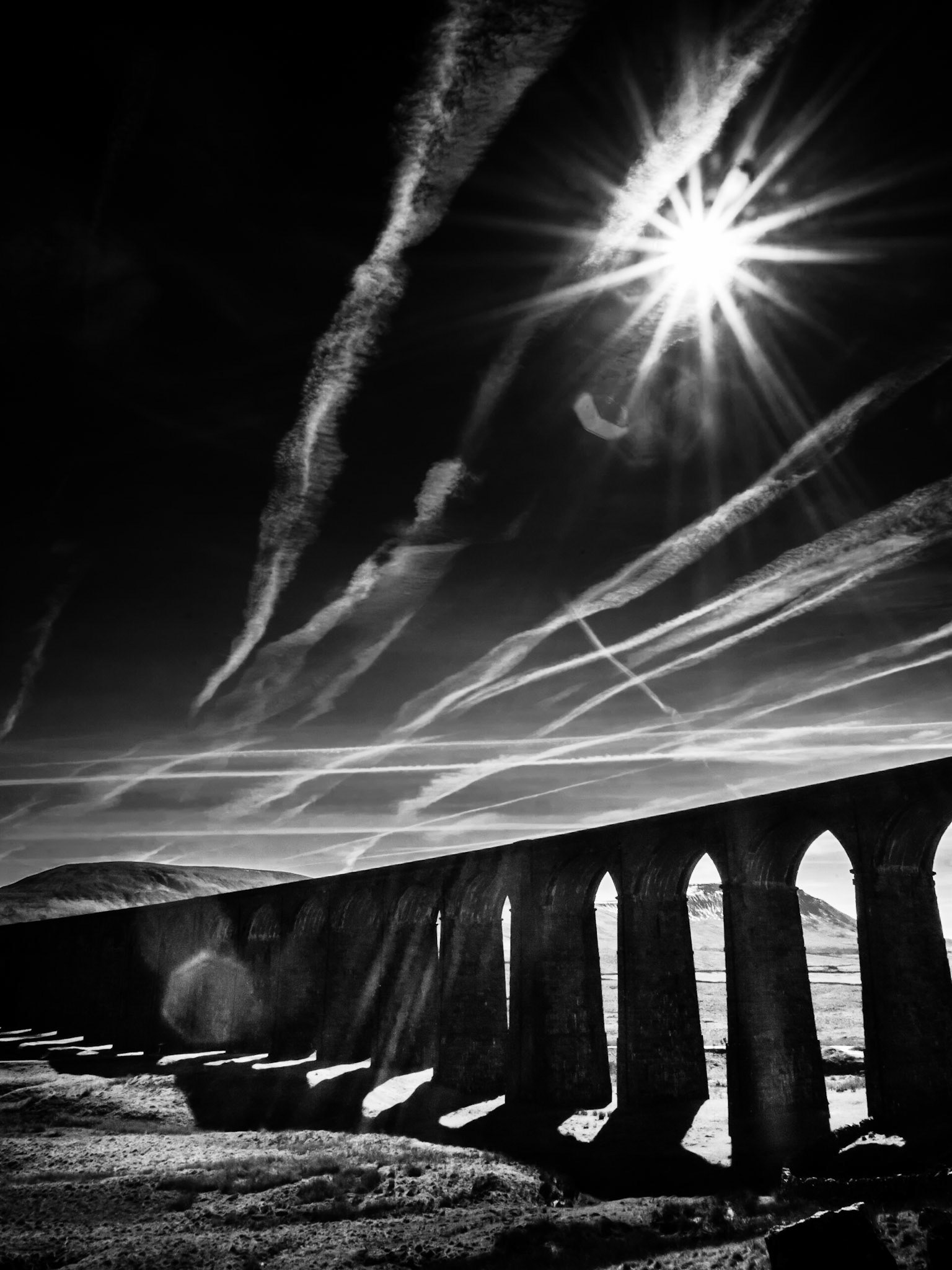 Ribblehead Viaduct Yorkshire Dales.