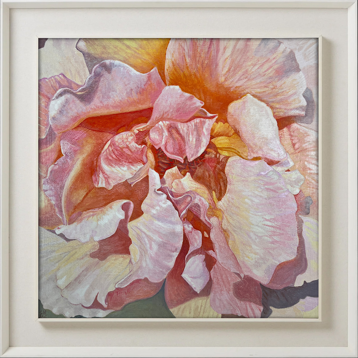 Pink Frill 1 - 40x40cm