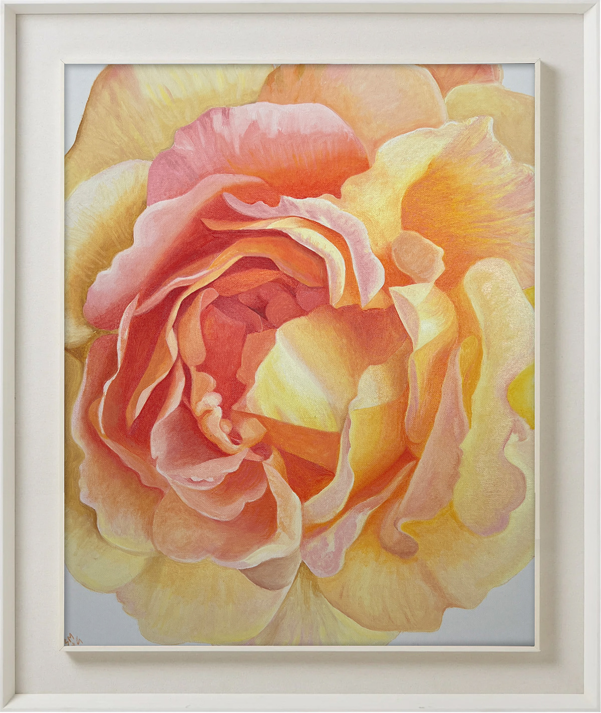 Peach Flush 1 - 40x50cm