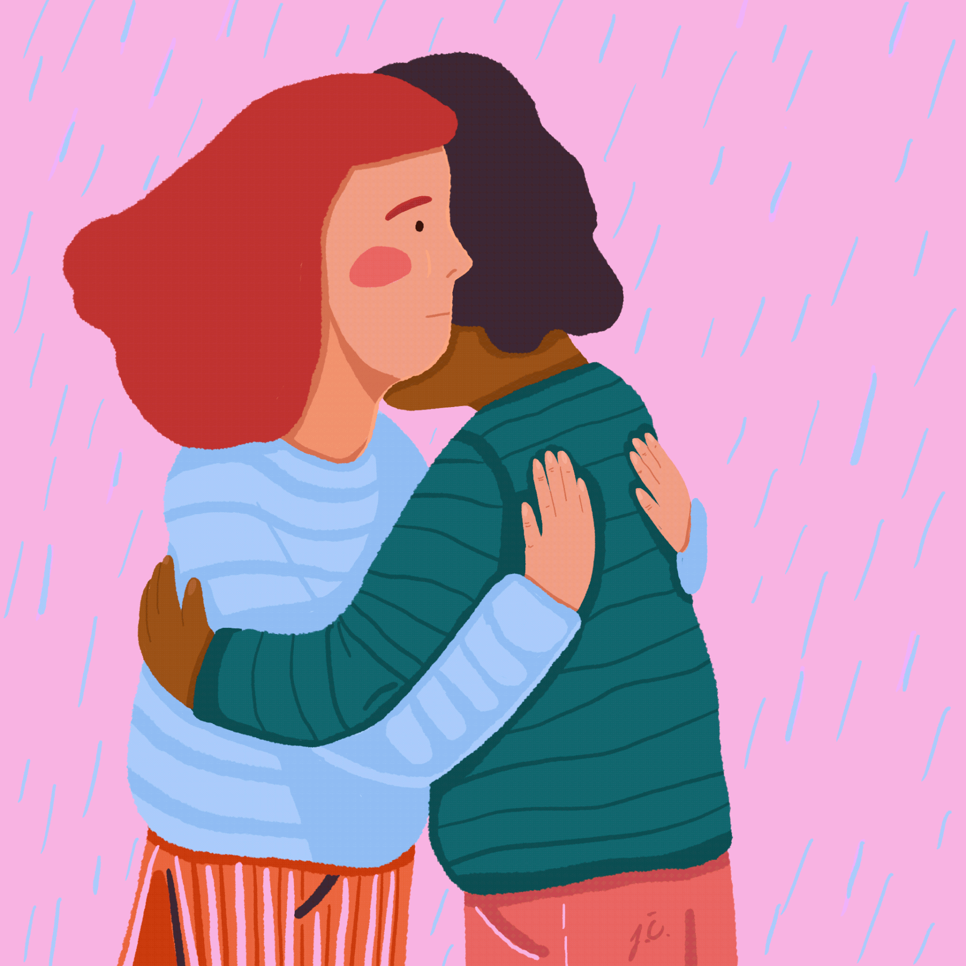 Short animated about the hugs how it became a very 