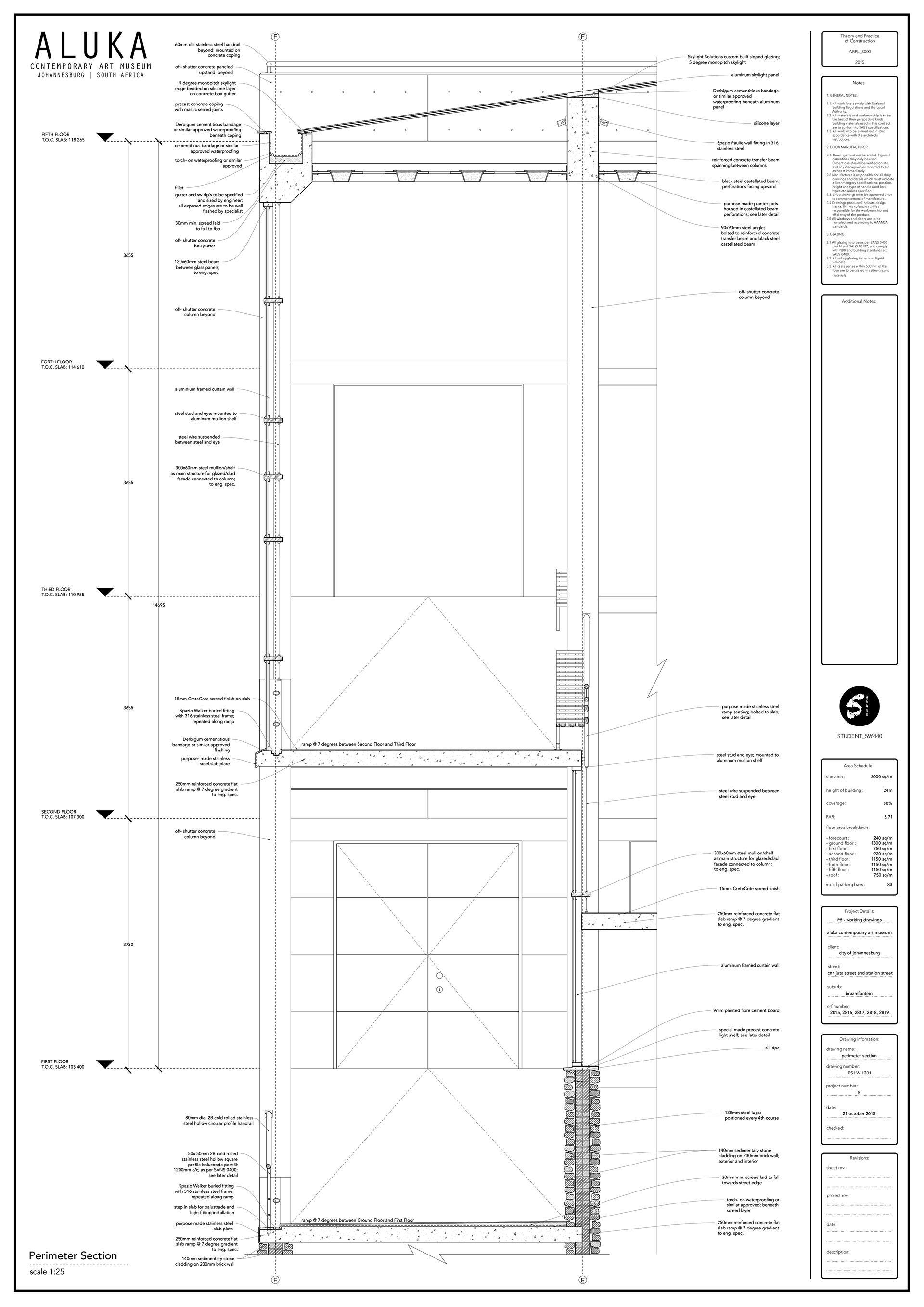 Technical Drawing: Perimeter Section