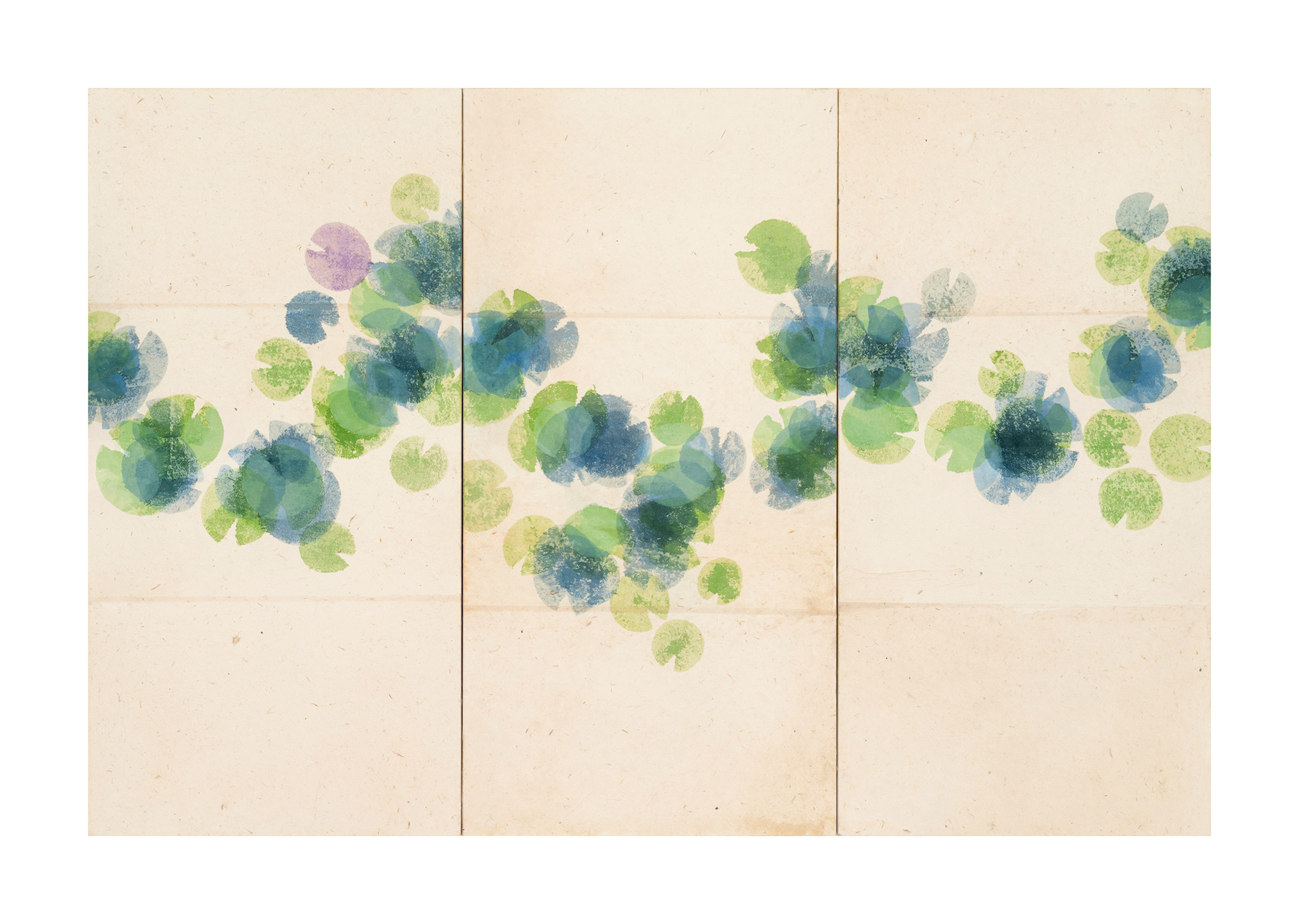 2022-Encantadas,cm.140x210.2022 Acquerello su carta intelata