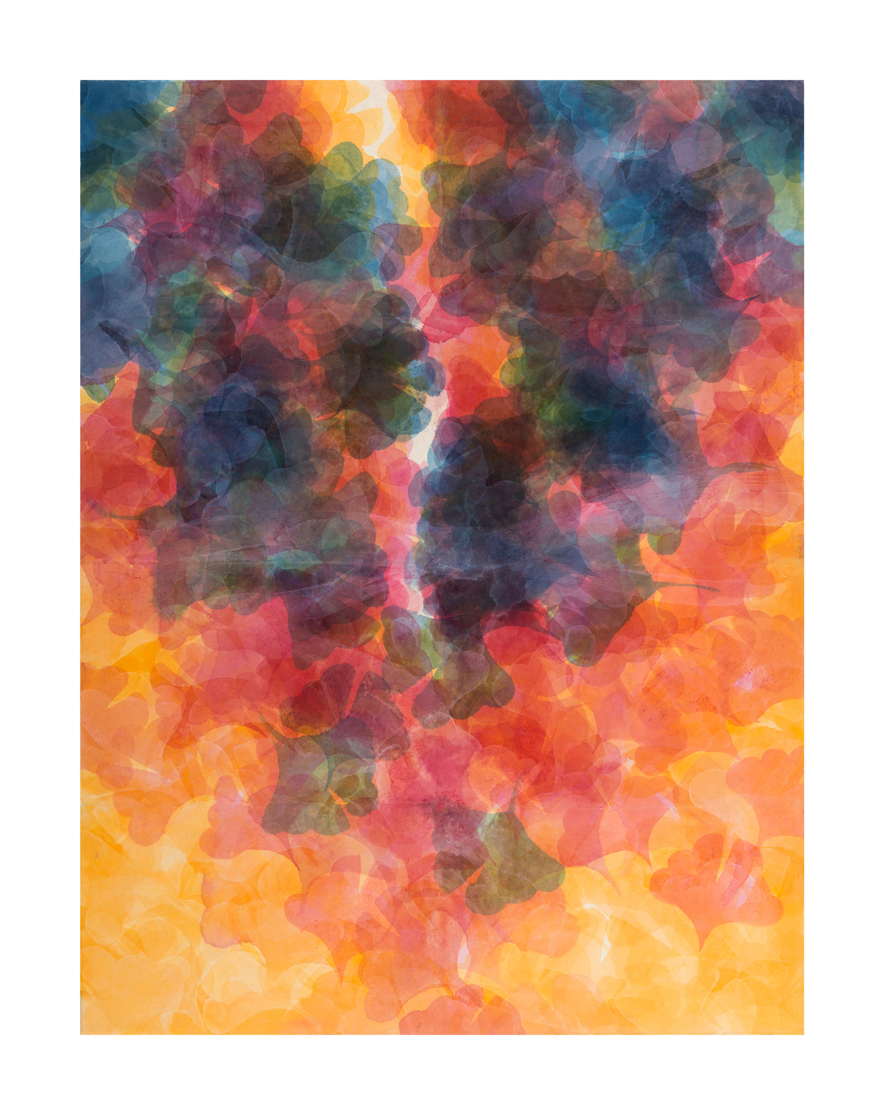 2009-Aire,-cm.195x147,5.-2009 Acquerello su carta intelata